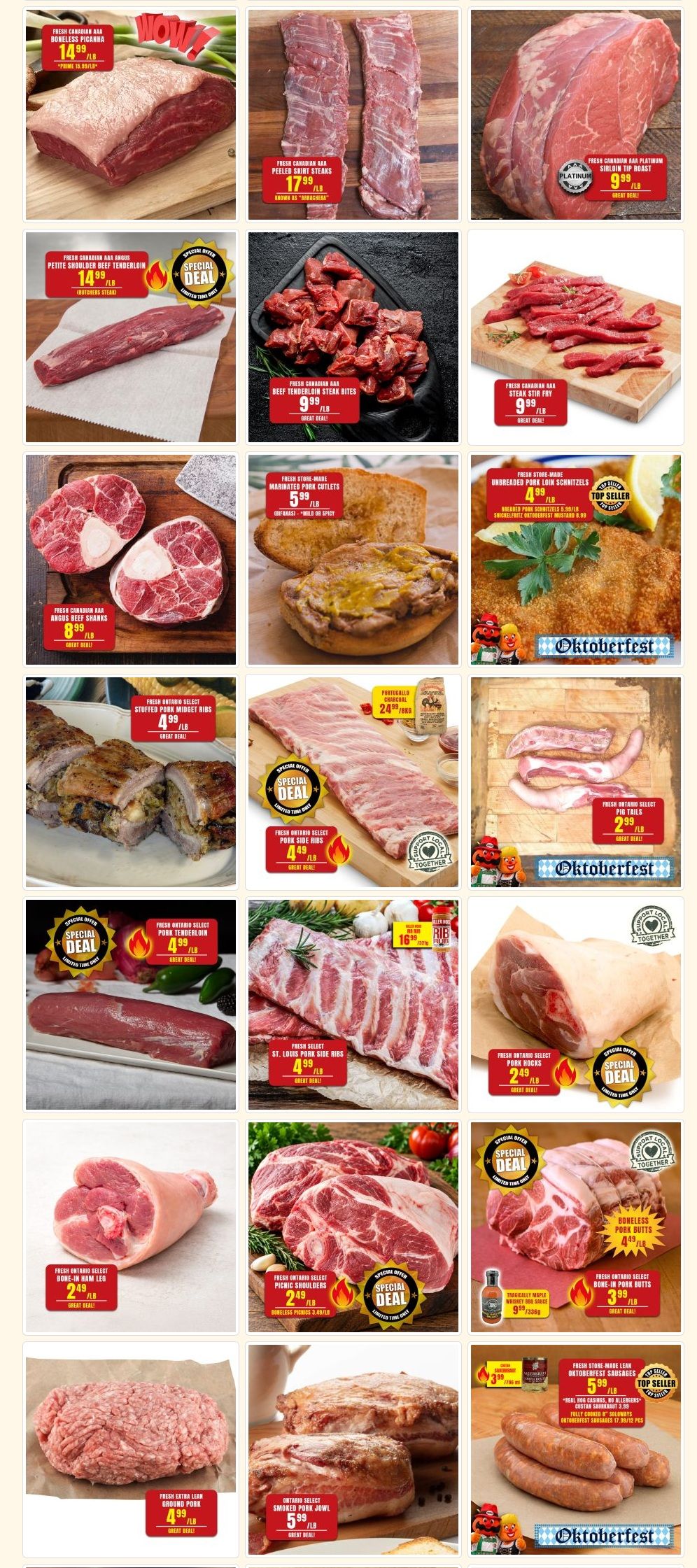 Robert's Quality Fresh Meats Flyer October 12 to 19