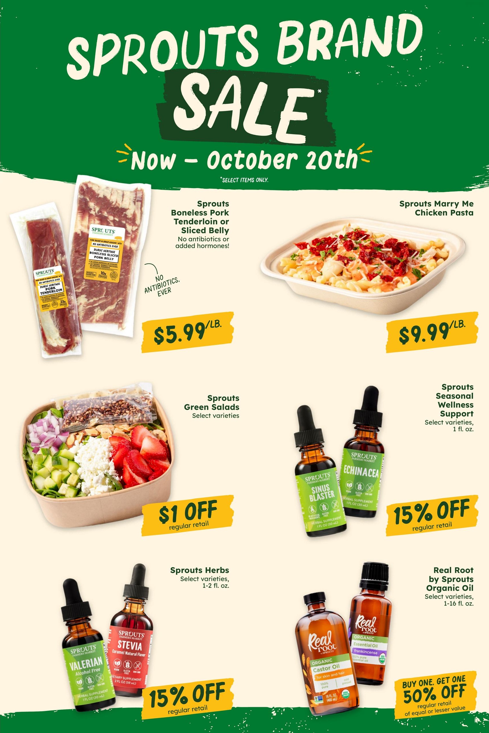 Sprouts Farmers Market (Knoxville Area, TN) Weekly Ad October 14 - 20, 2026