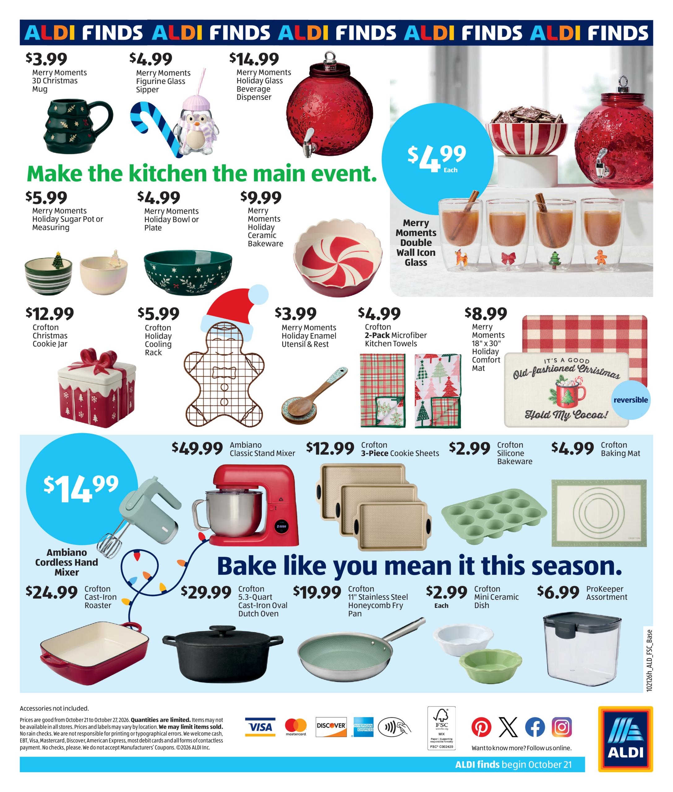 ALDI In Store Weekly Ad October 21 - 27, 2026
