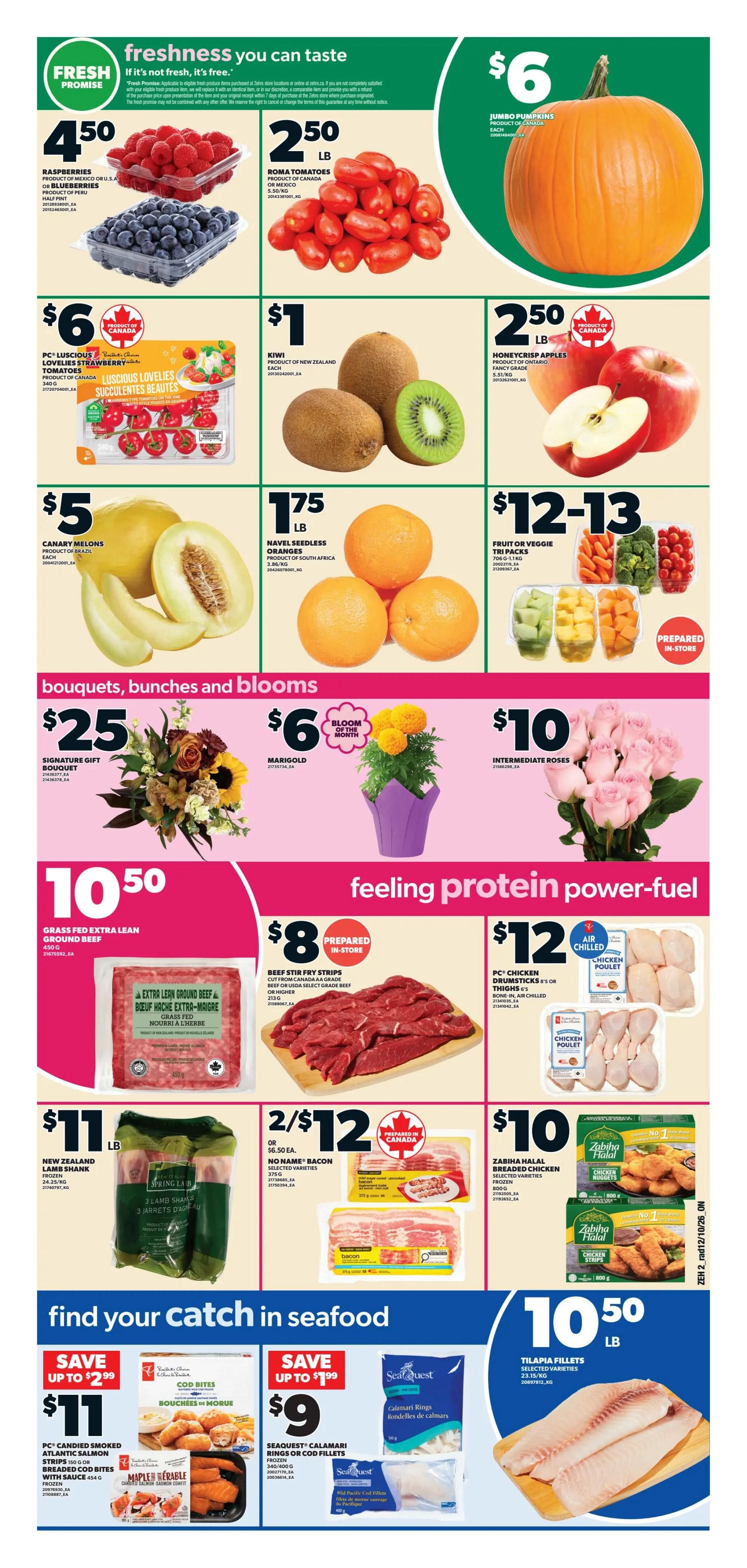 Zehrs Flyer October 15 to 21