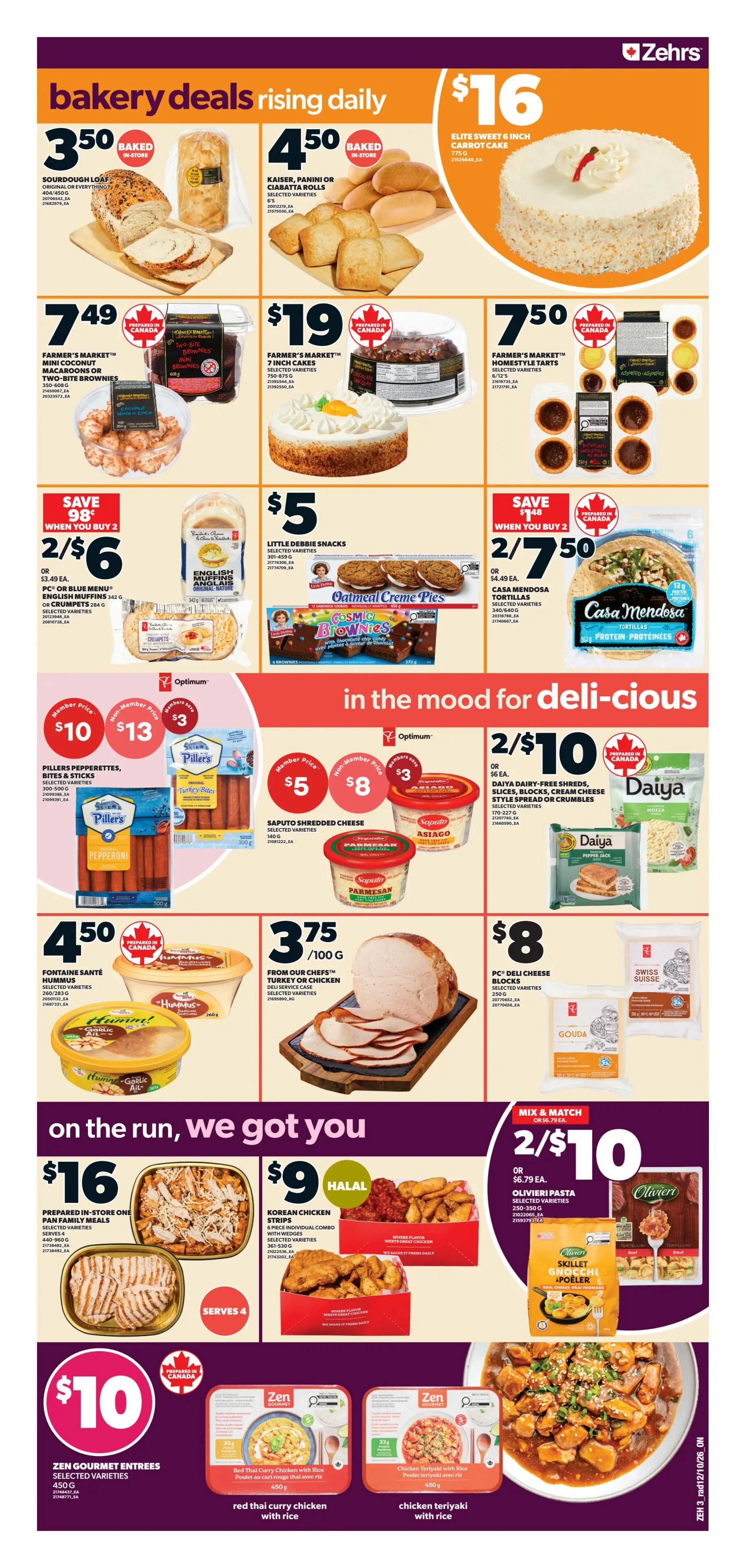 Zehrs Flyer October 15 to 21