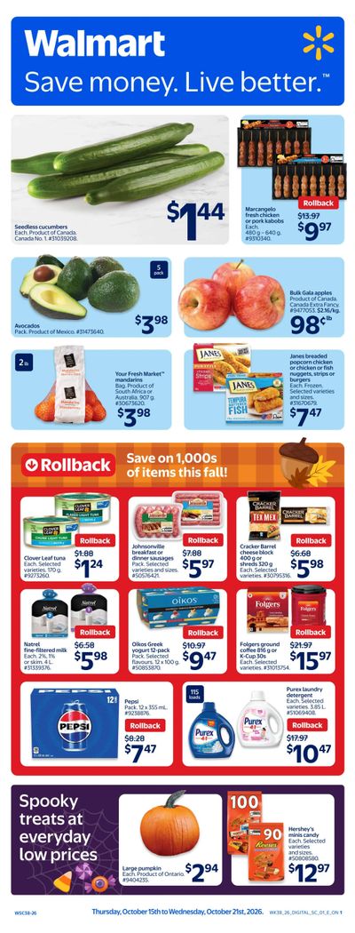Walmart (ON) Flyer October 15 to 21