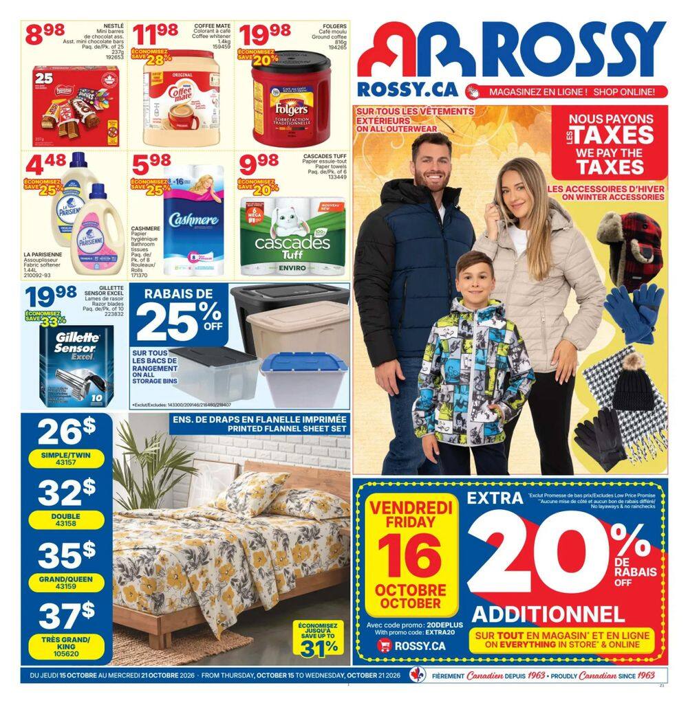 Rossy Flyer October 15 to 21