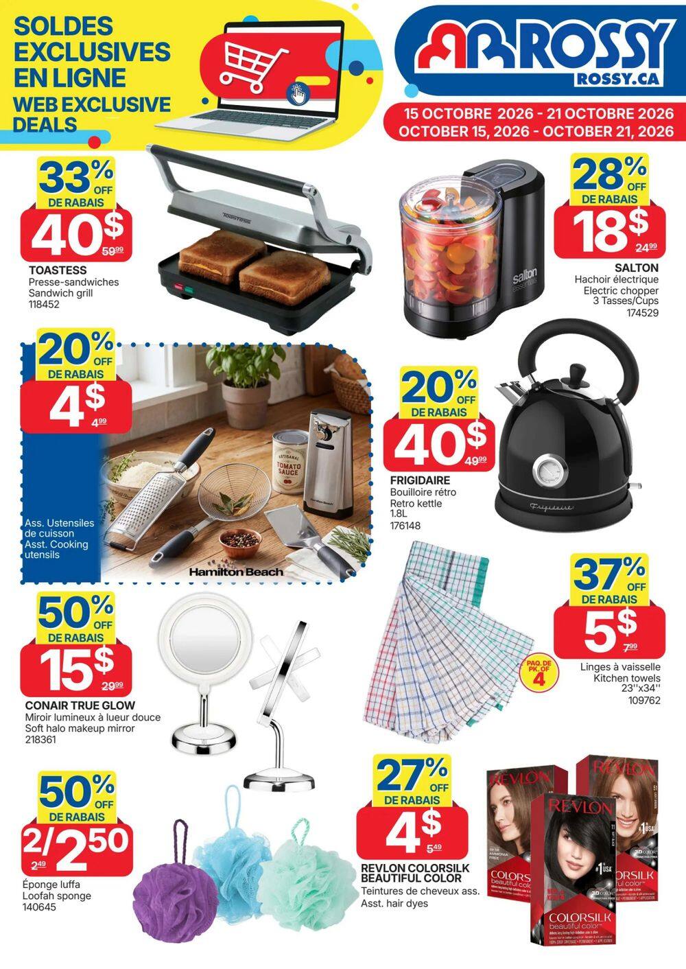 Rossy Flyer October 15 to 21