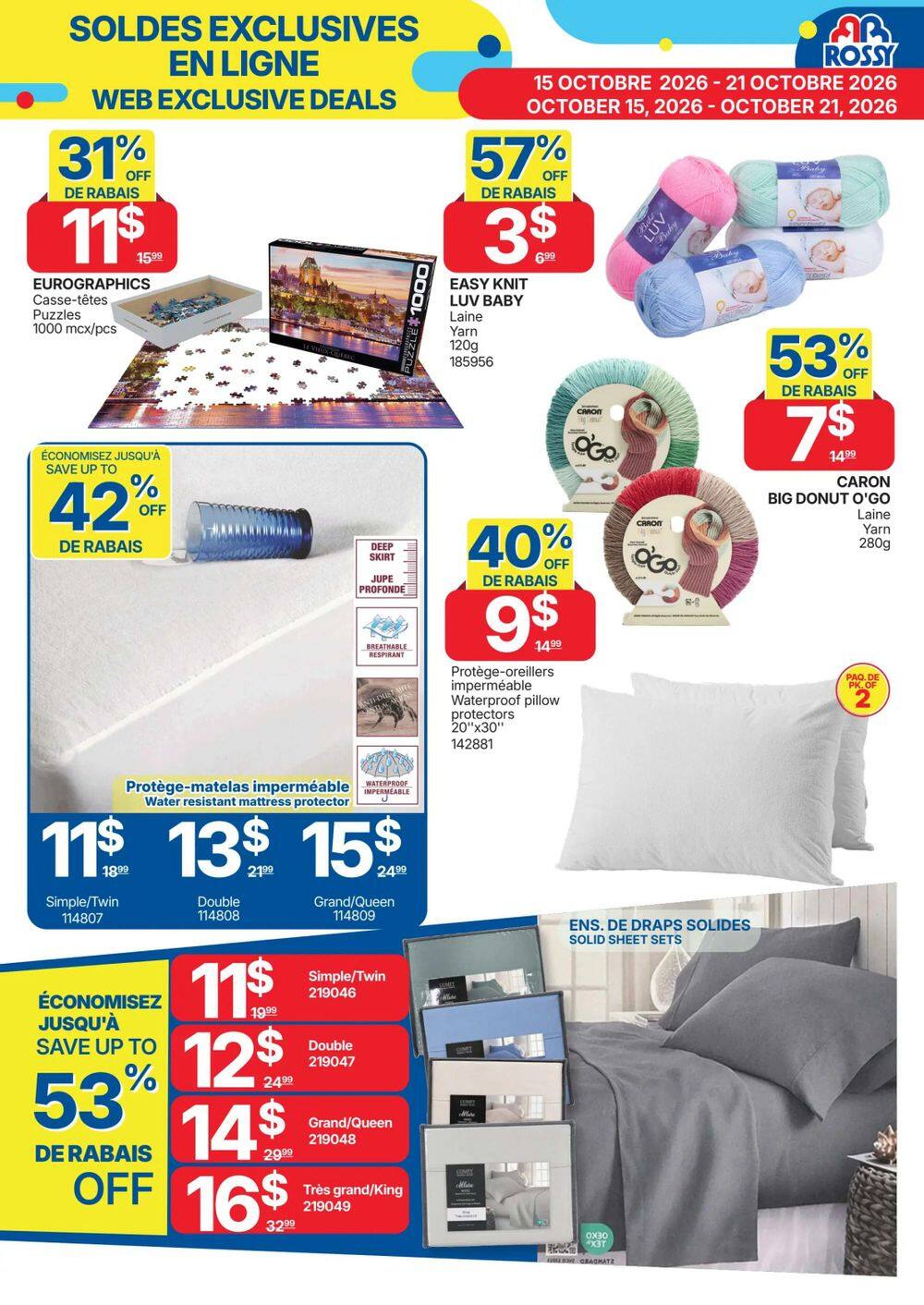 Rossy Flyer October 15 to 21