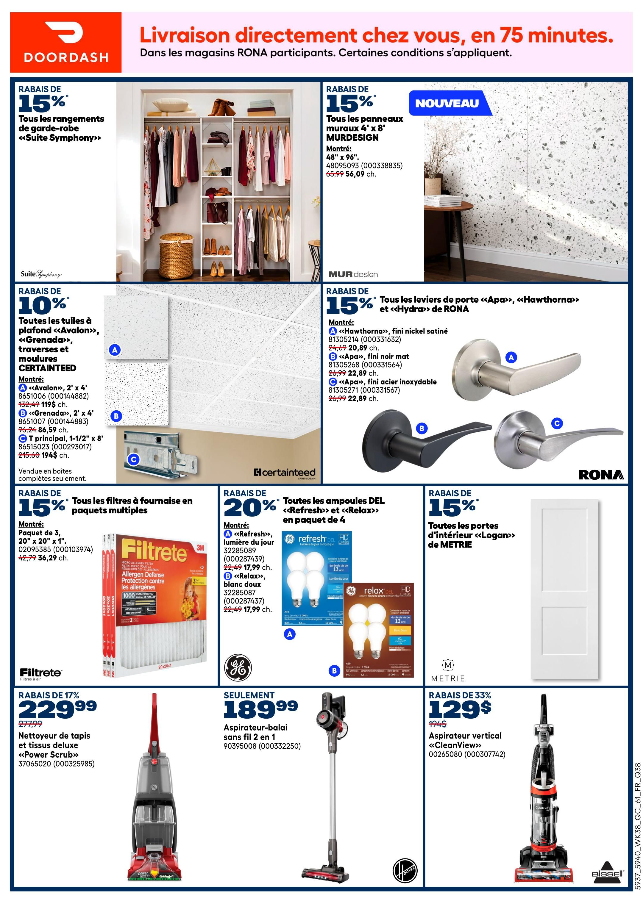 Rona & Rona+ (QC) Flyer October 15 to 21