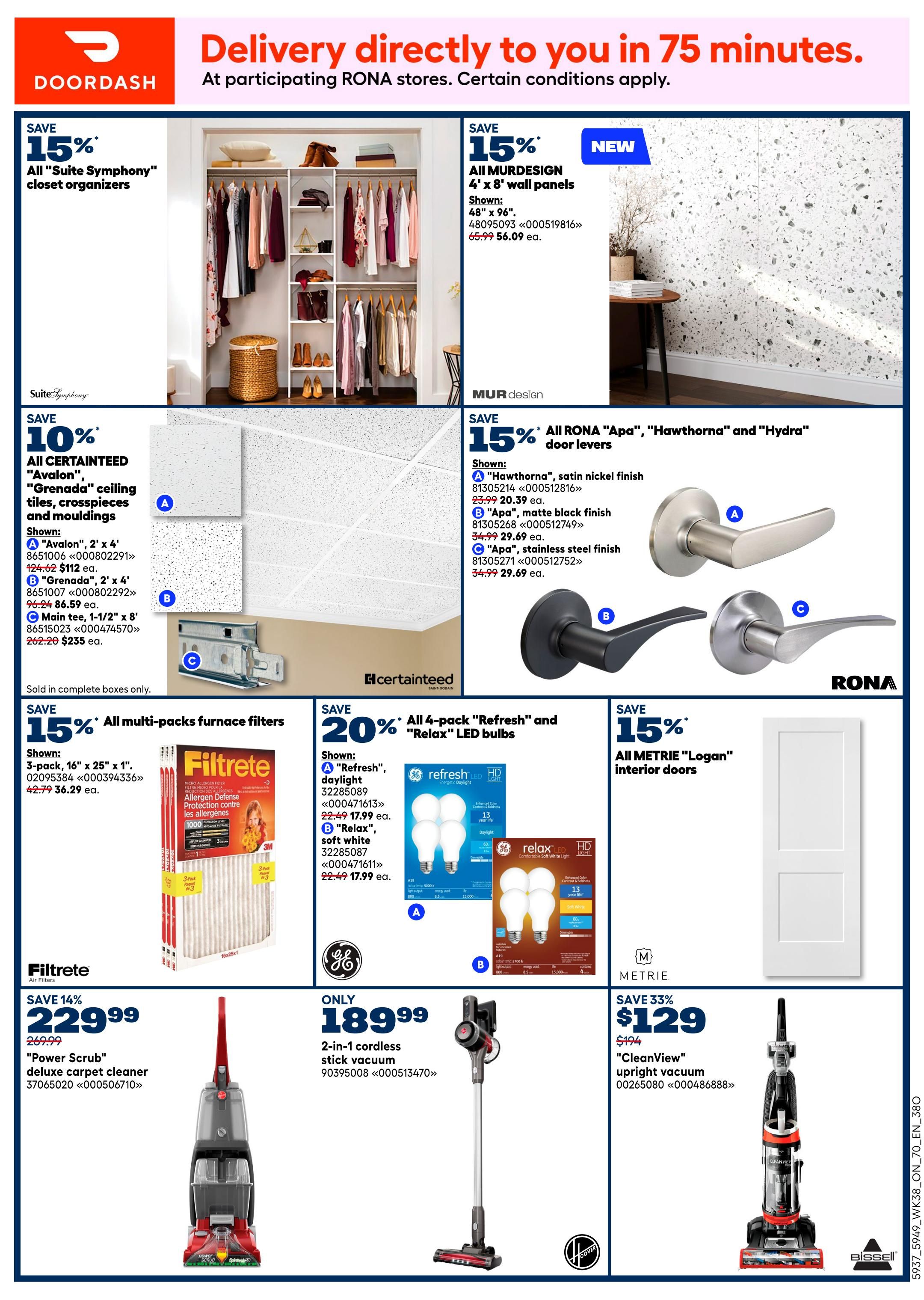 Rona & Rona+ (ON) Flyer October 15 to 21