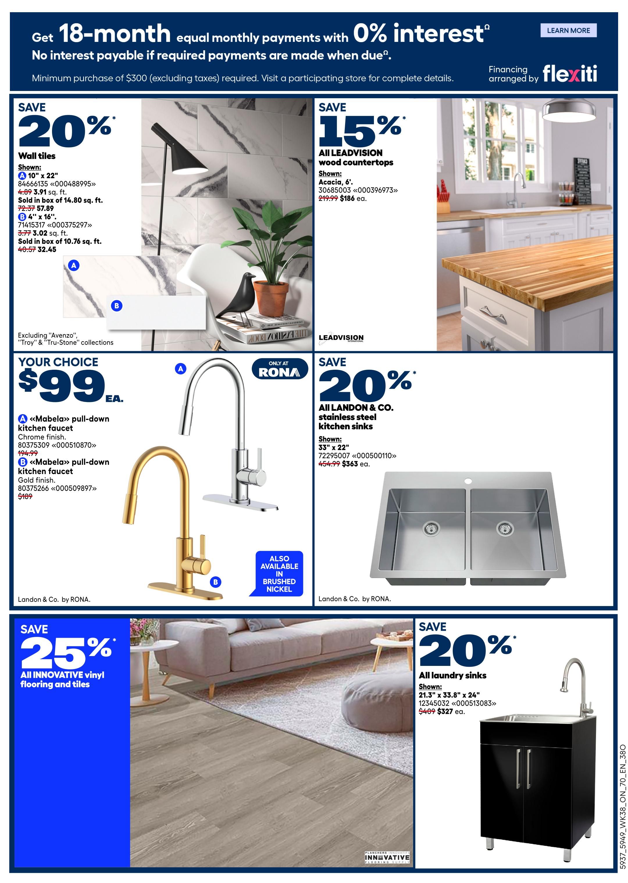 Rona & Rona+ (ON) Flyer October 15 to 21