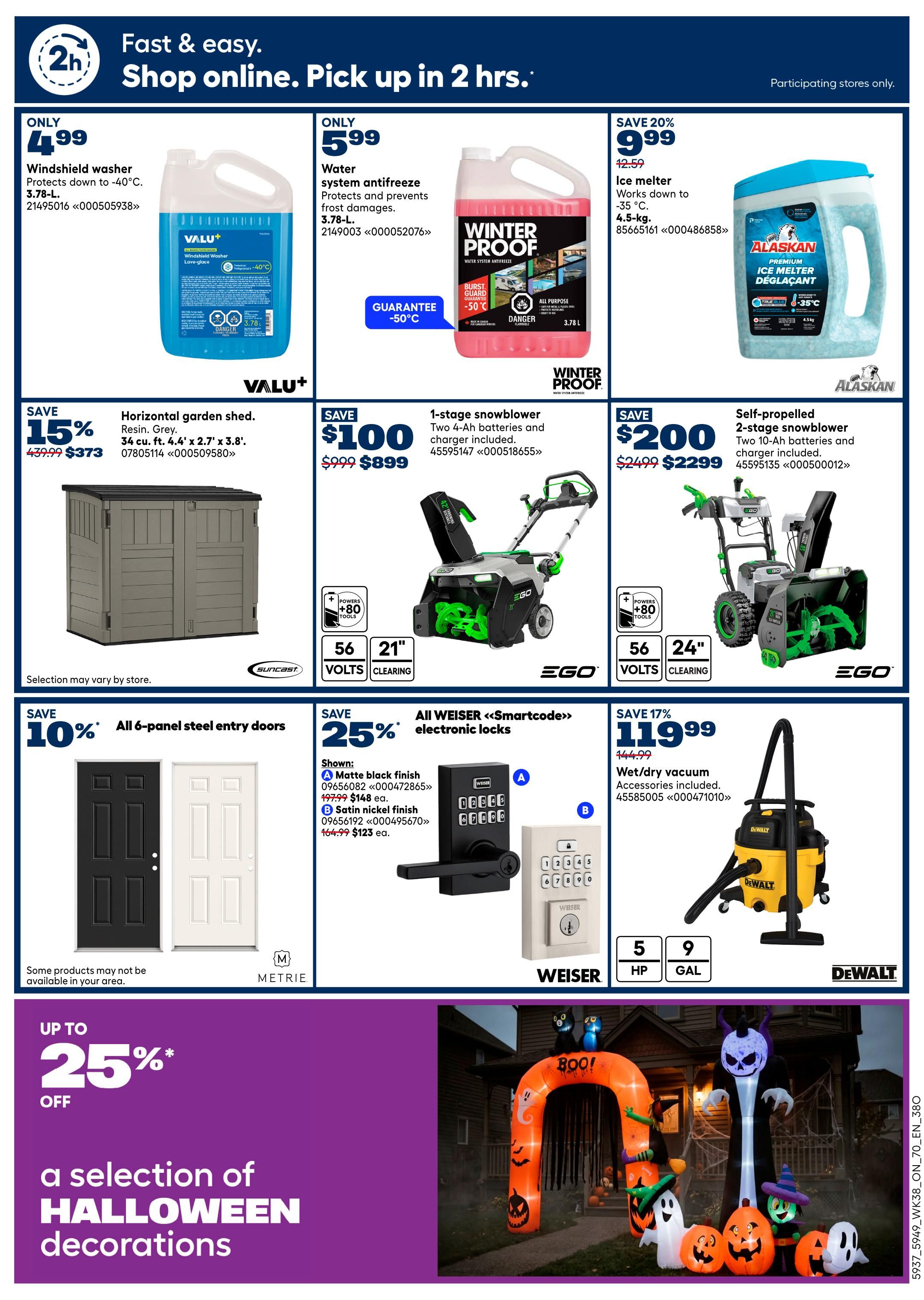 Rona & Rona+ (ON) Flyer October 15 to 21