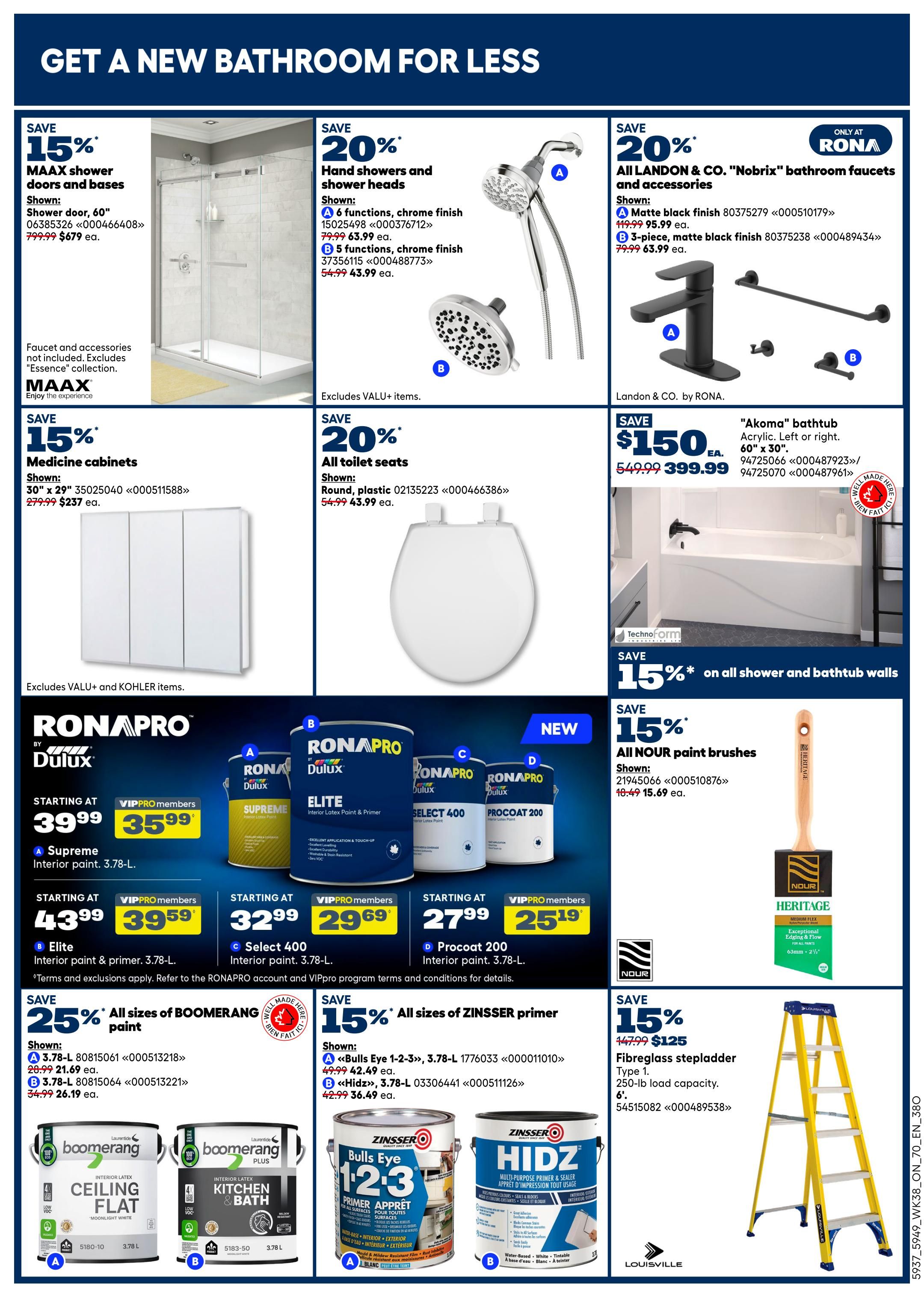 Rona & Rona+ (ON) Flyer October 15 to 21