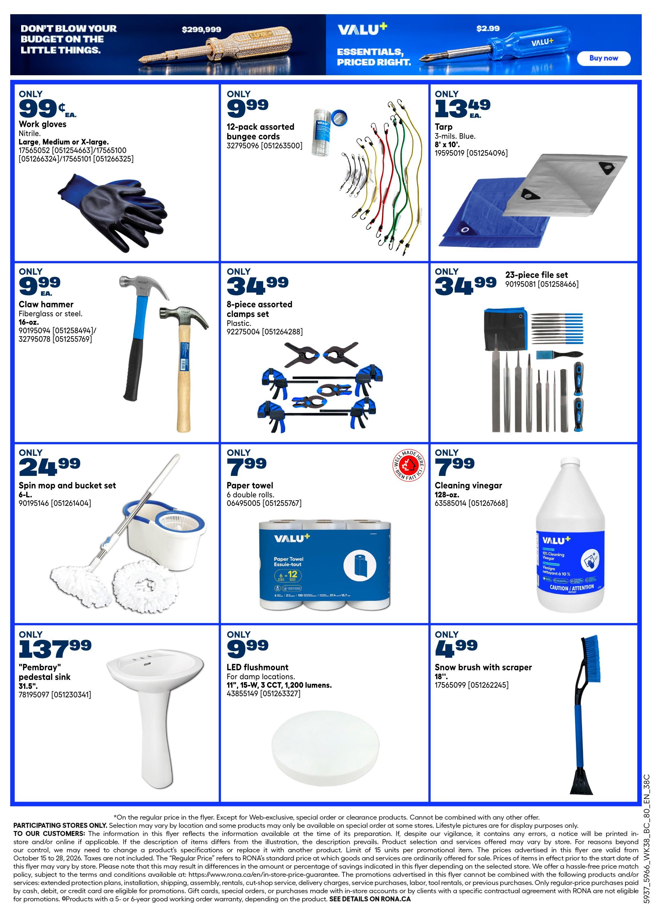 Rona & Rona+ (BC) Flyer October 15 to 21