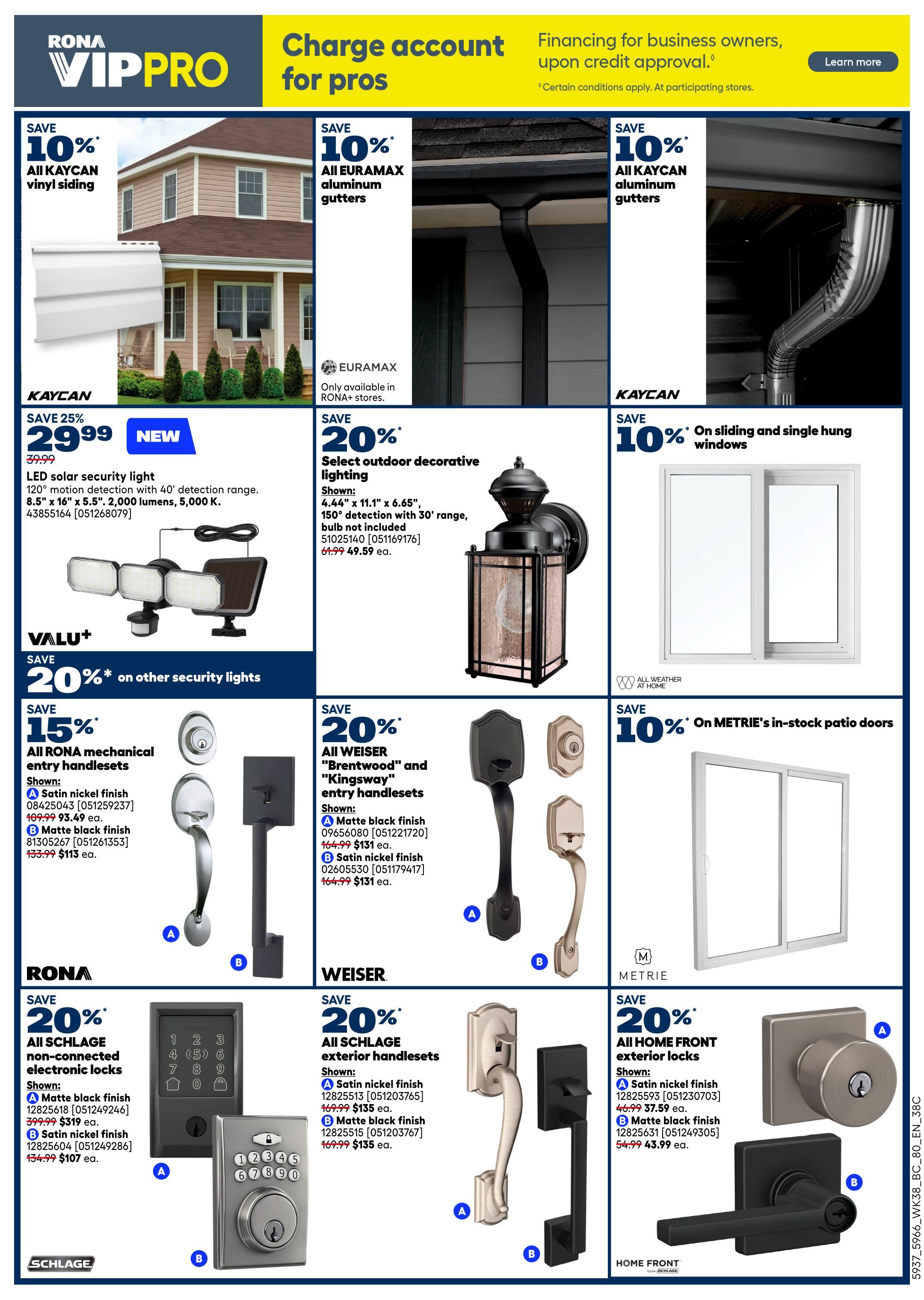 Rona & Rona+ (BC) Flyer October 15 to 21