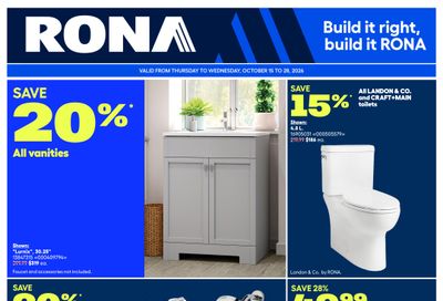 Rona & Rona+ (Atlantic) Flyer October 15 to 21