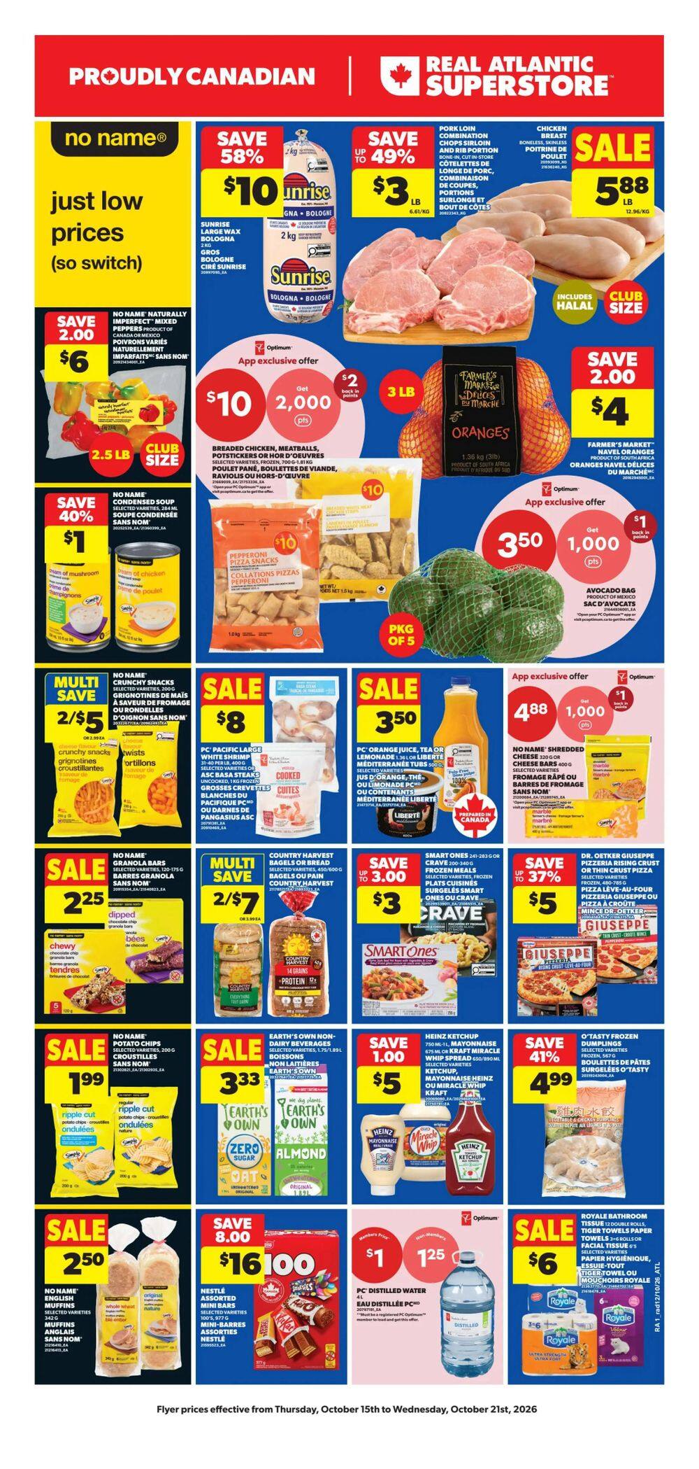 Real Atlantic Superstore Flyer October 15 to 21