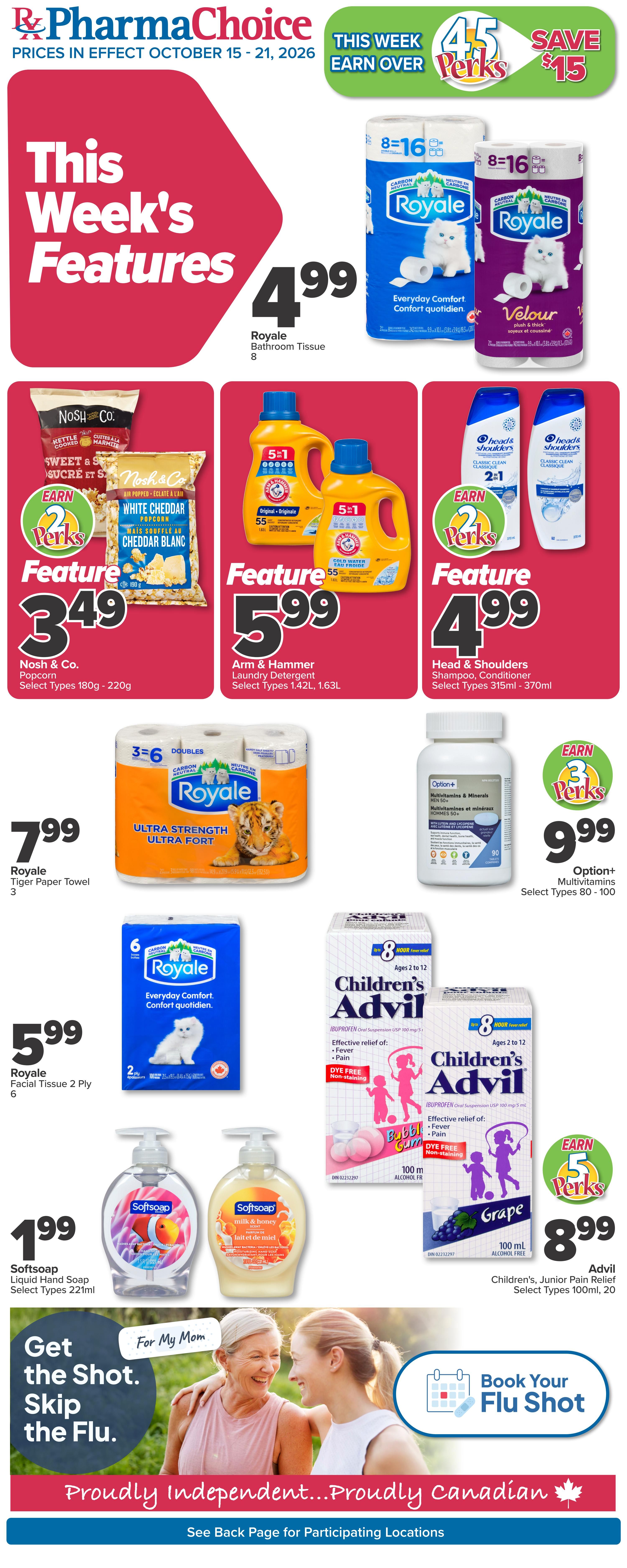 PharmaChoice (BC, AB, SK & MB) Flyer October 15 to 21