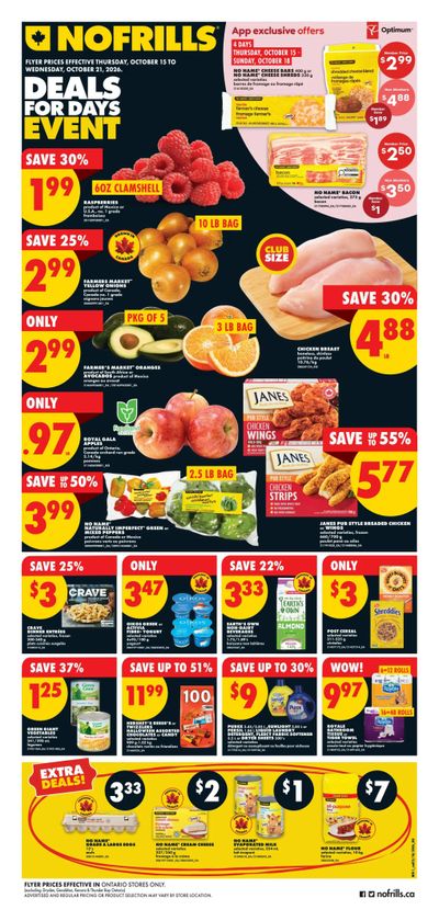 No Frills (ON) Flyer October 15 to 21