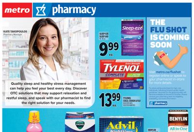 Metro (ON) Pharmacy Flyer October 15 to November 11