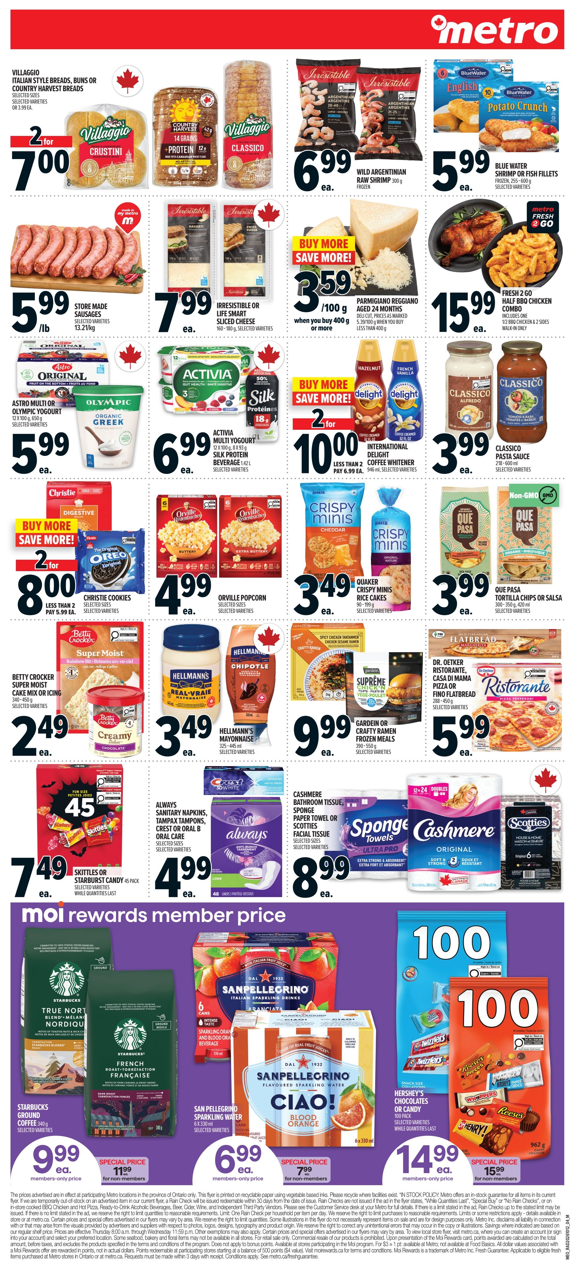 Metro (ON) Flyer October 15 to 21