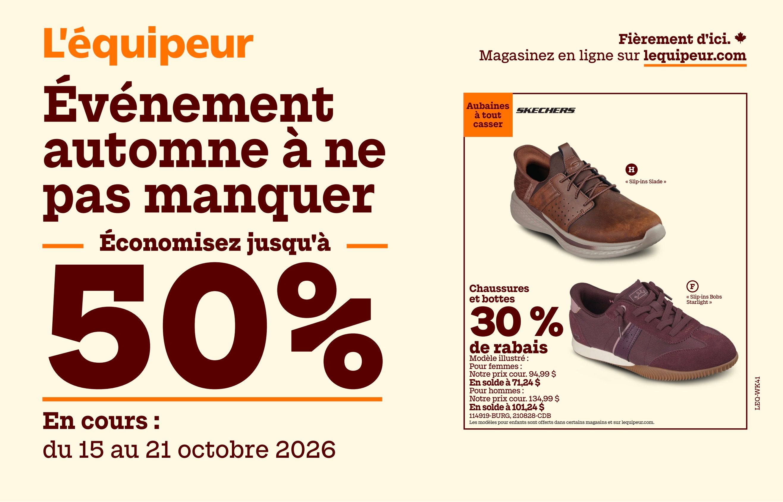 L'Équipeur Flyer October 15 to 21
