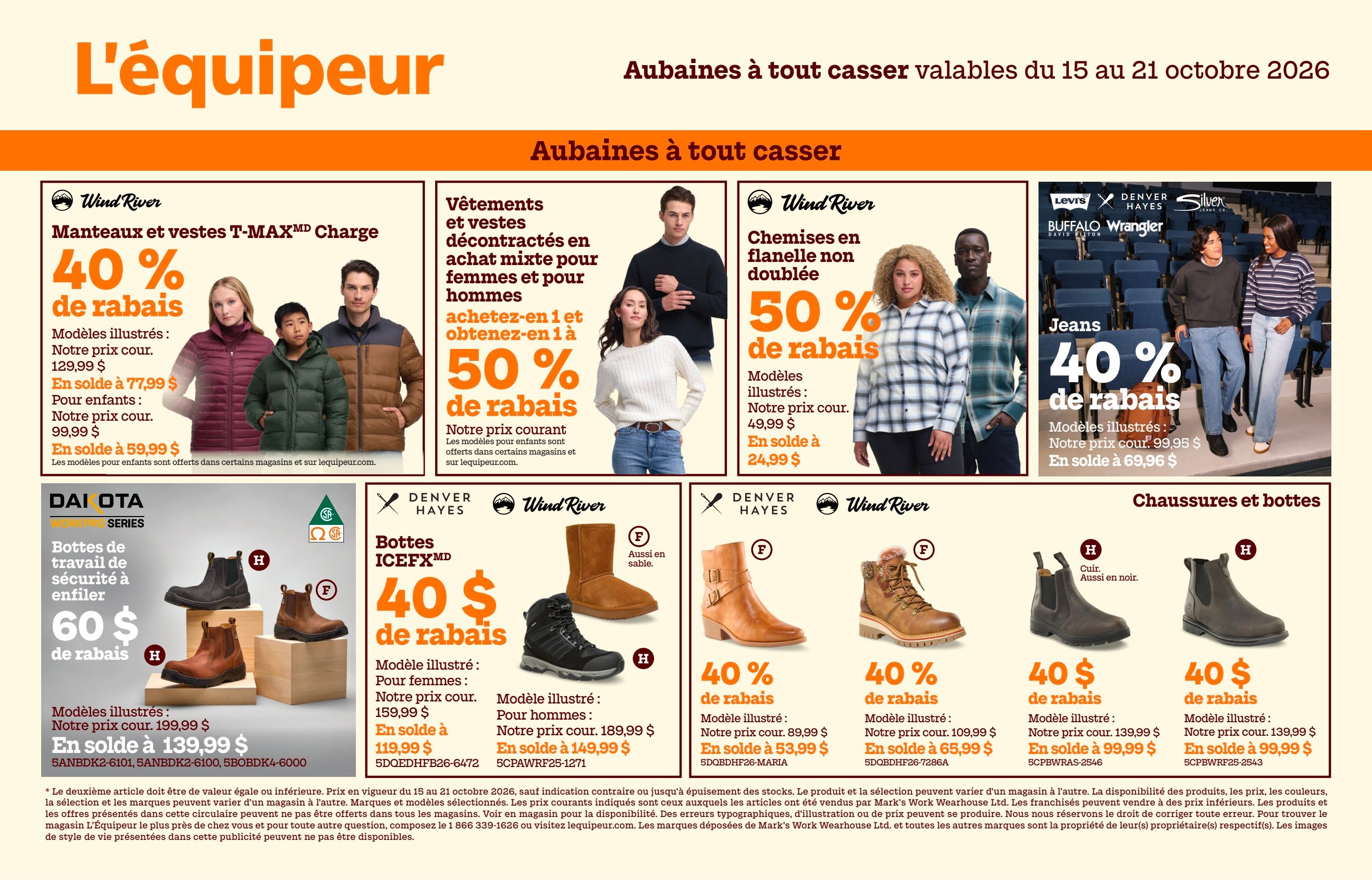 L'Équipeur Flyer October 15 to 21