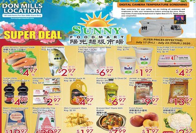 Sunny Foodmart (Don Mills) Flyer July 17 to 23