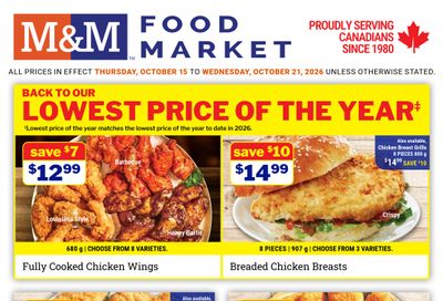 M&M Food Market (Atlantic, ON & West) Flyer October 15 to 21
