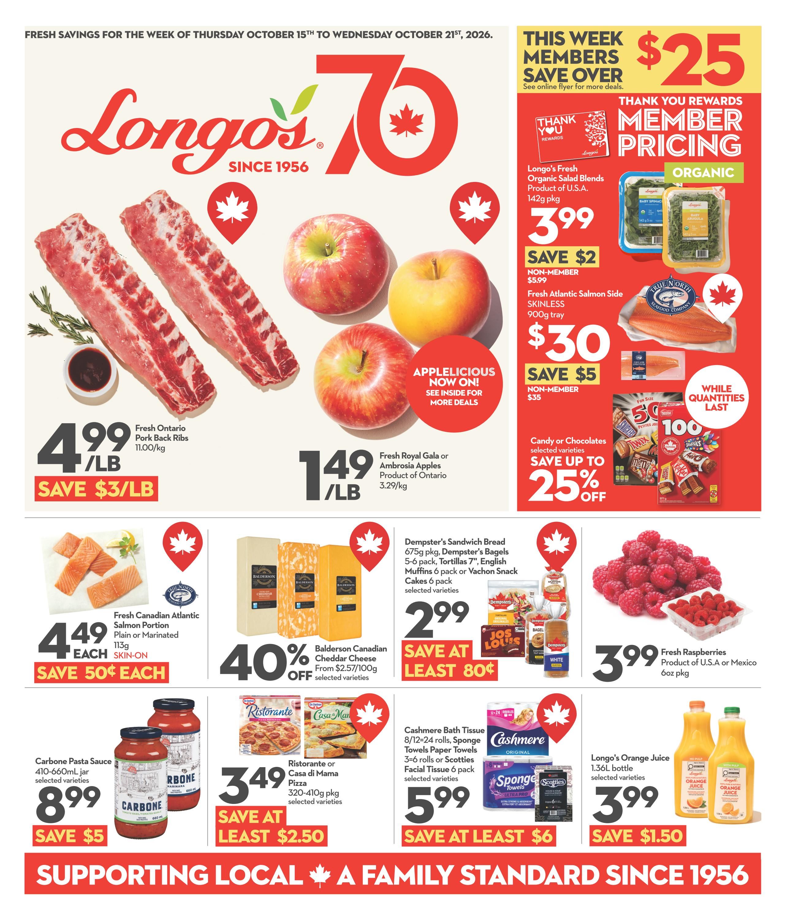 Longo's Flyer October 15 to 21