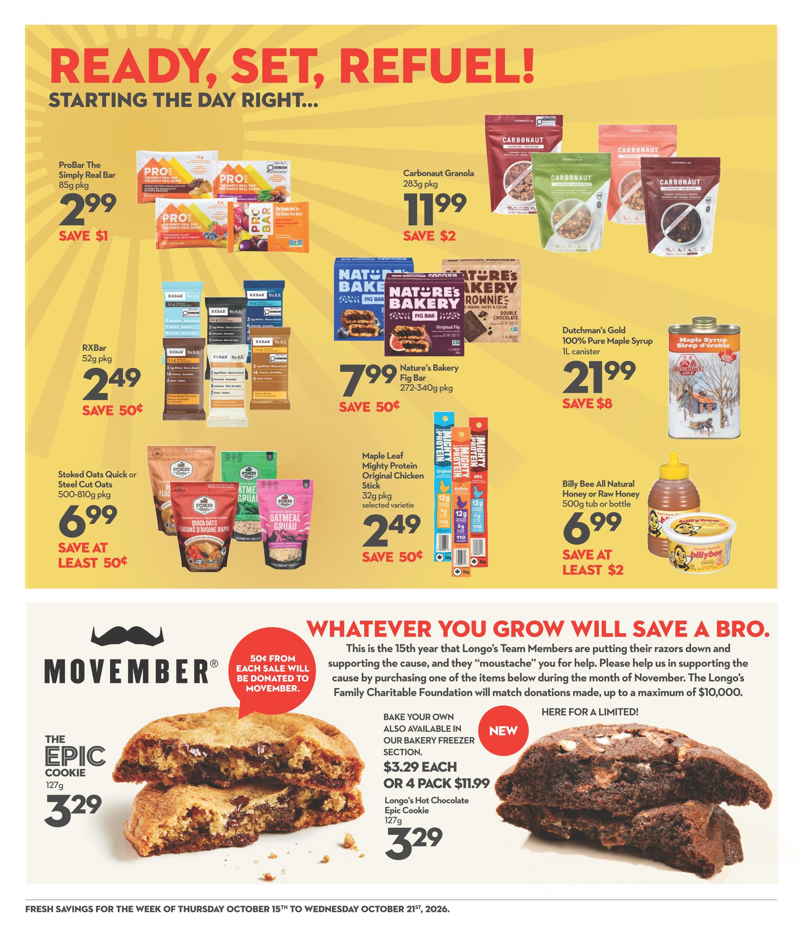 Longo's Flyer October 15 to 21