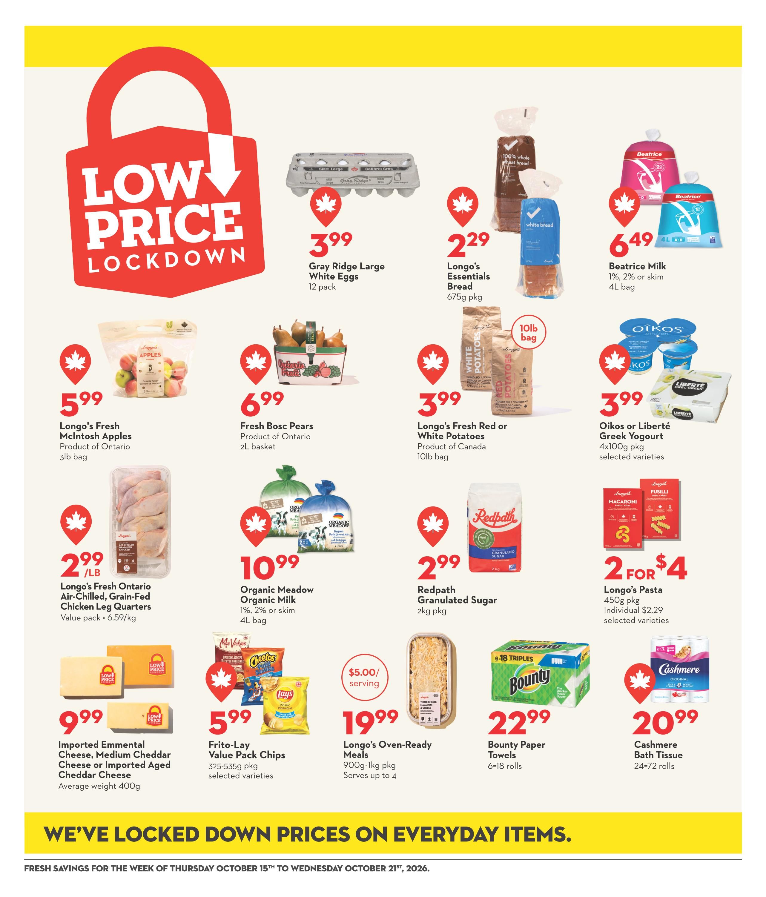Longo's Flyer October 15 to 21