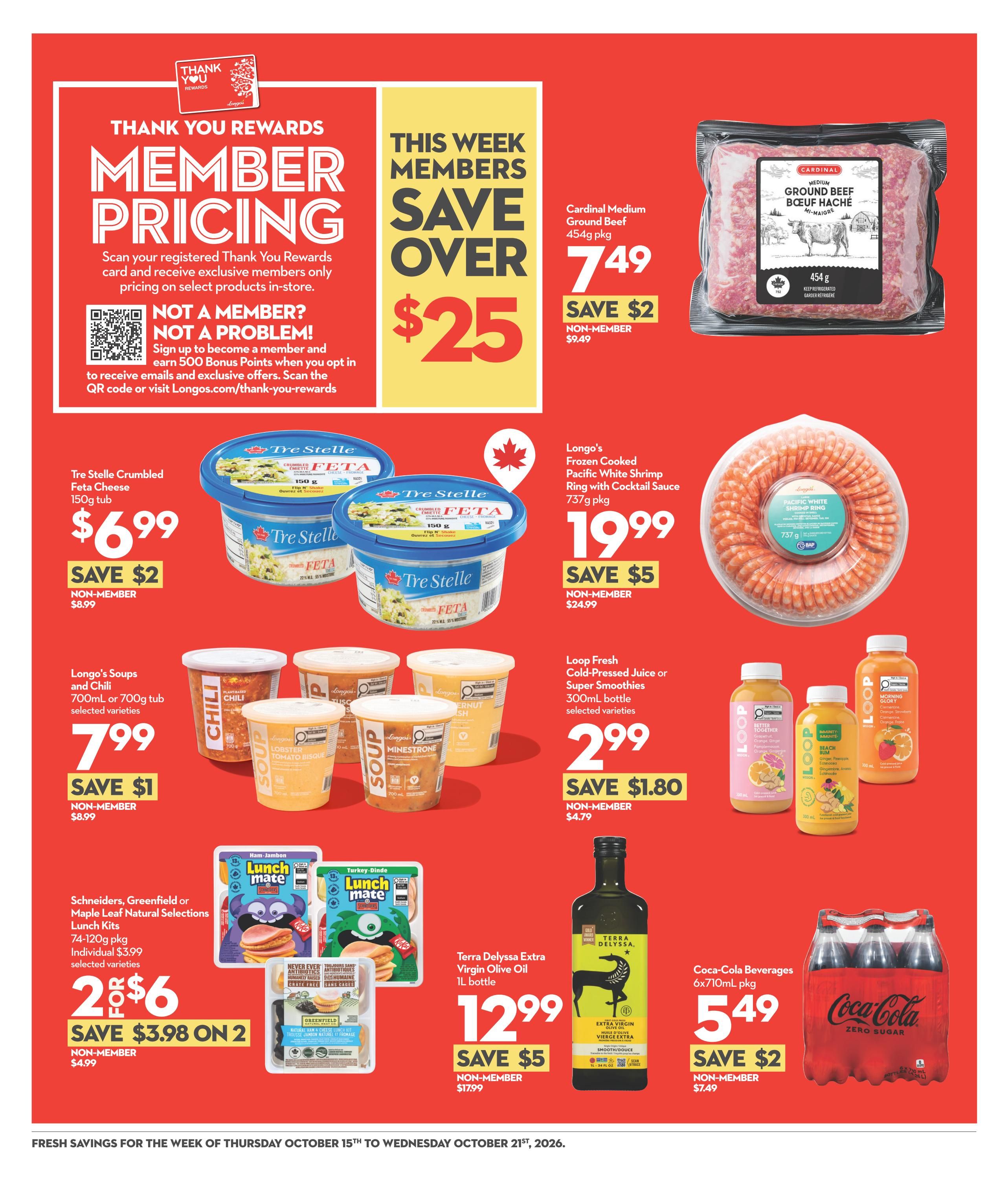 Longo's Flyer October 15 to 21