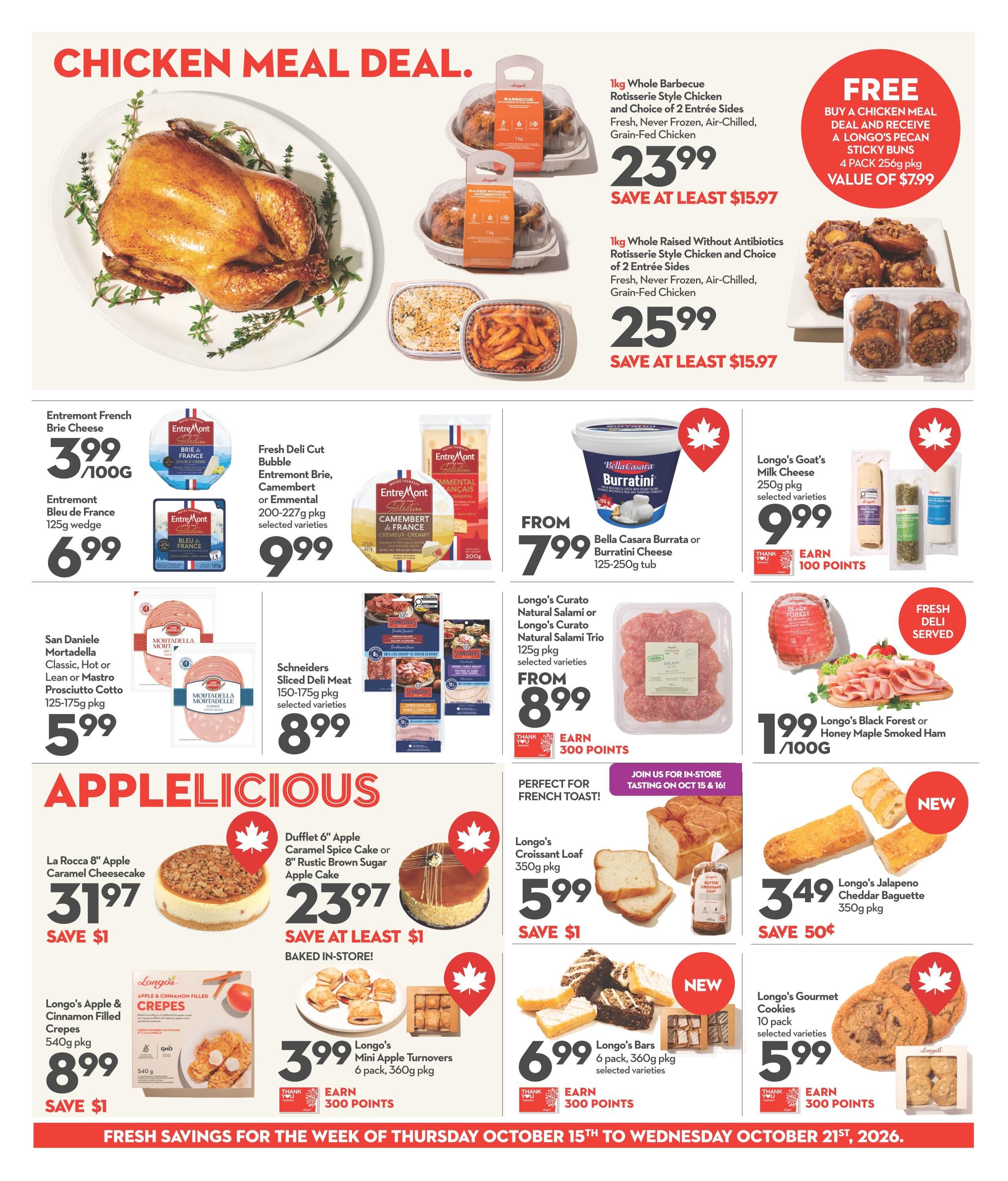 Longo's Flyer October 15 to 21