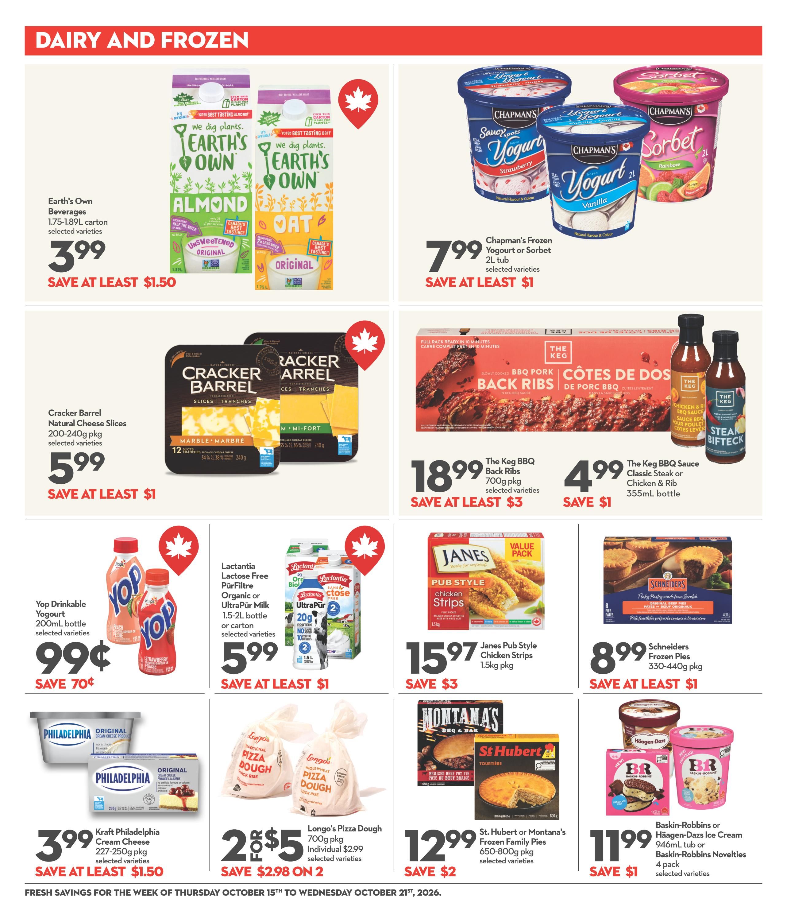 Longo's Flyer October 15 to 21