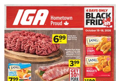 IGA (West) Flyer October 15 to 21