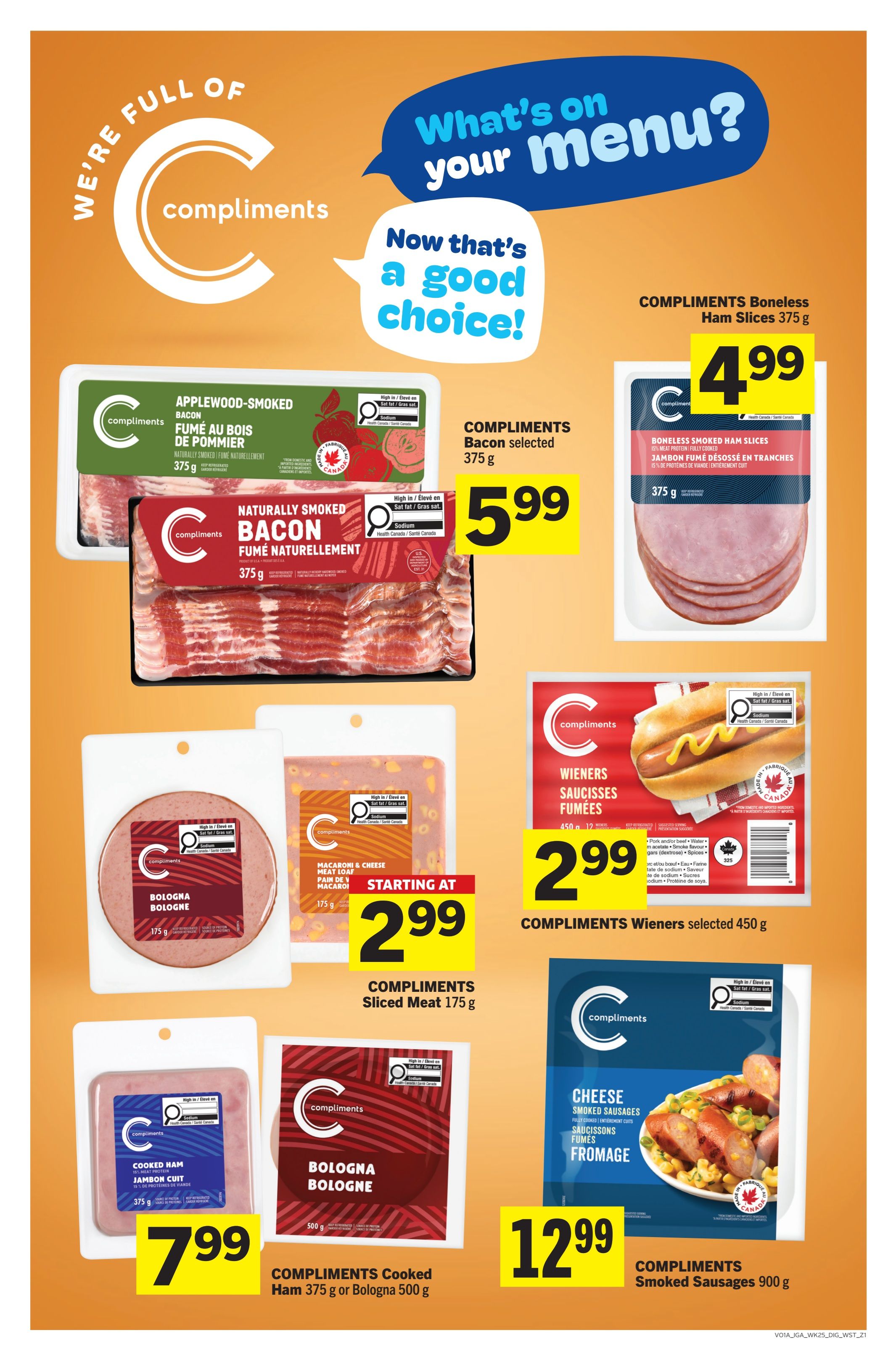 IGA (West) Flyer October 15 to 21