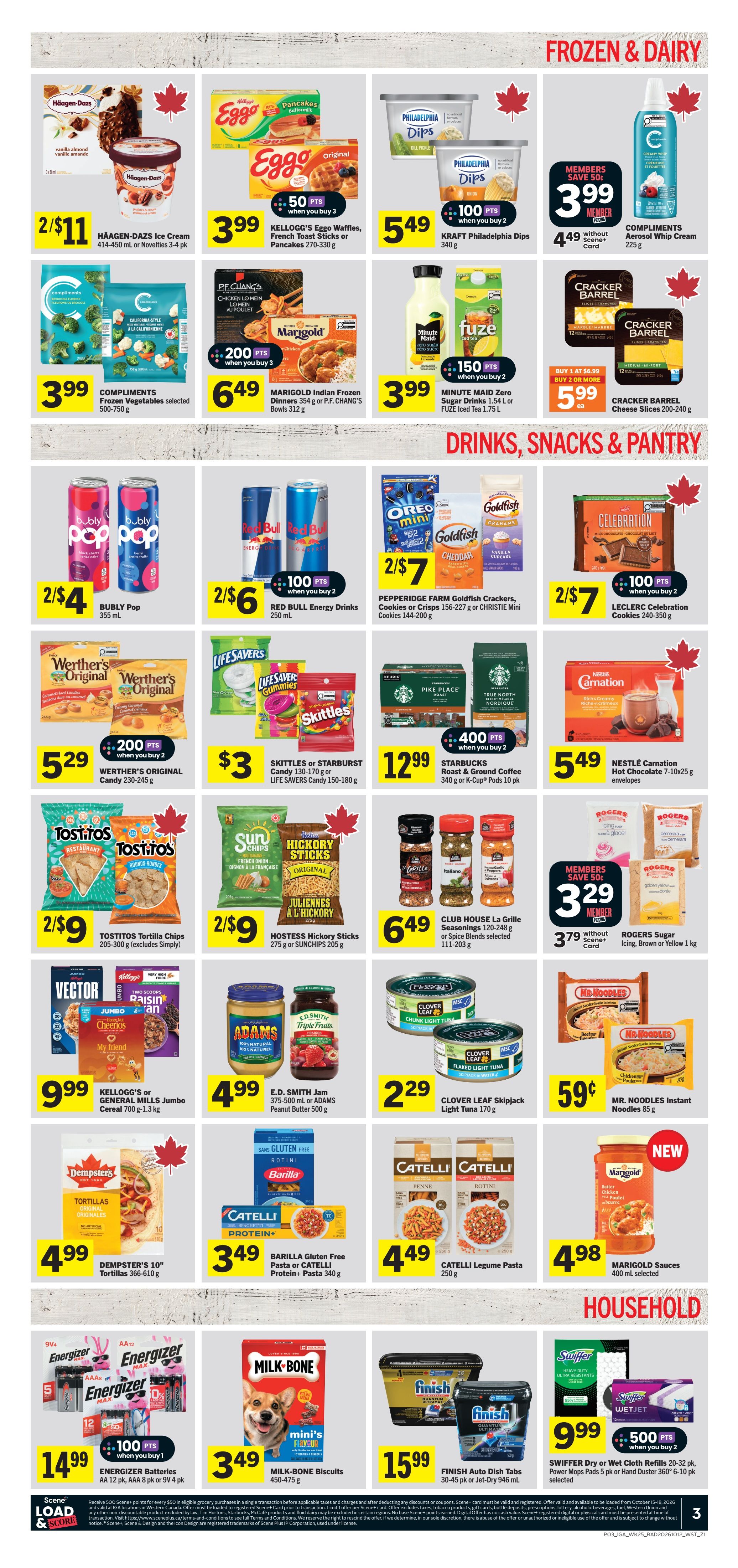IGA (West) Flyer October 15 to 21