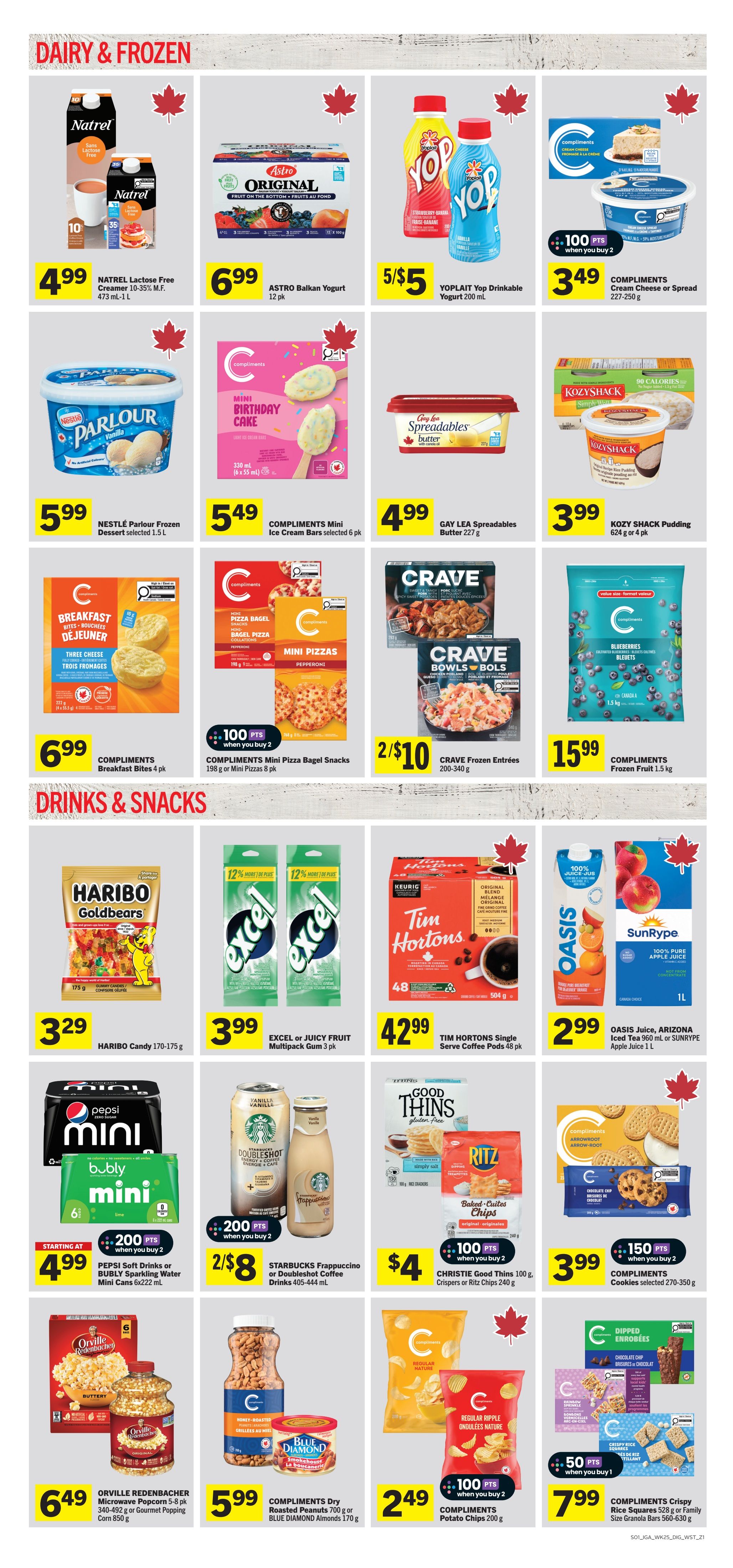 IGA (West) Flyer October 15 to 21