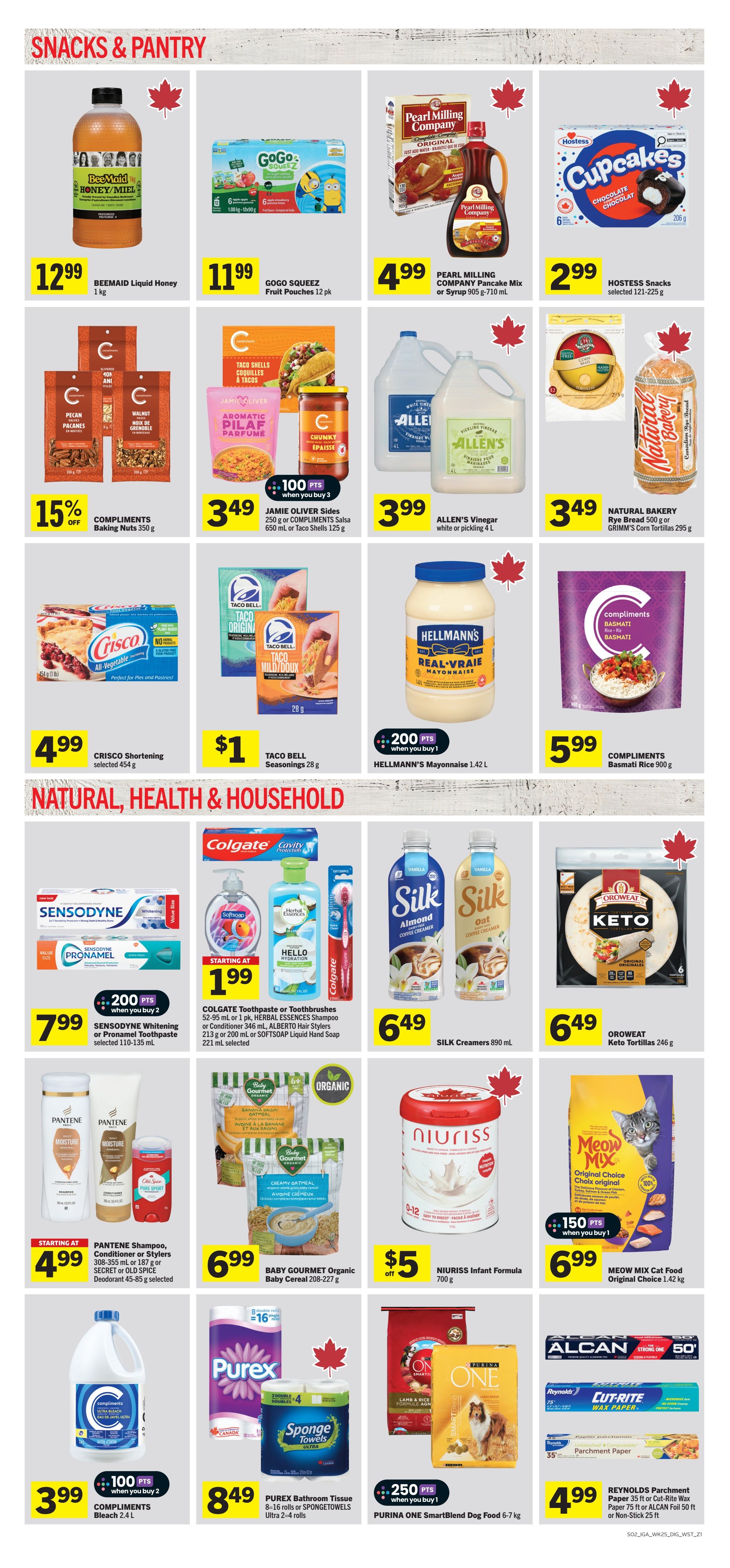 IGA (West) Flyer October 15 to 21