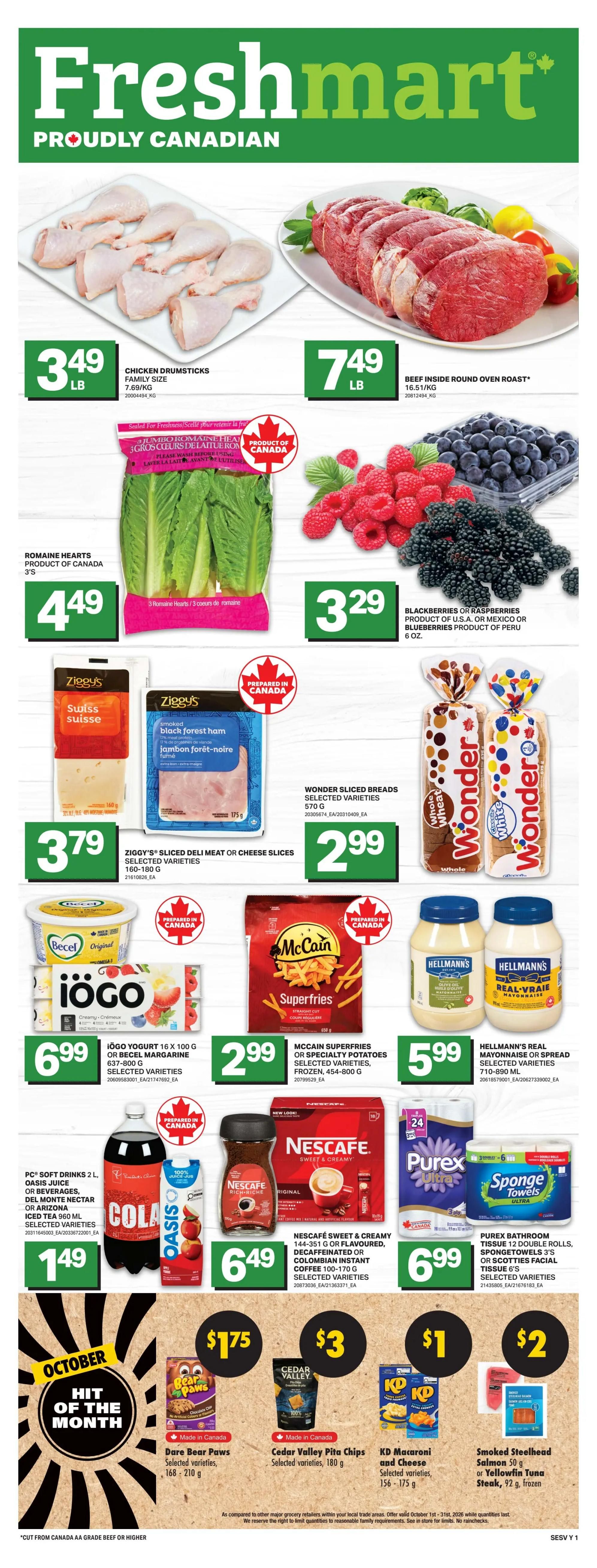 Freshmart (West) Flyer October 15 to 21