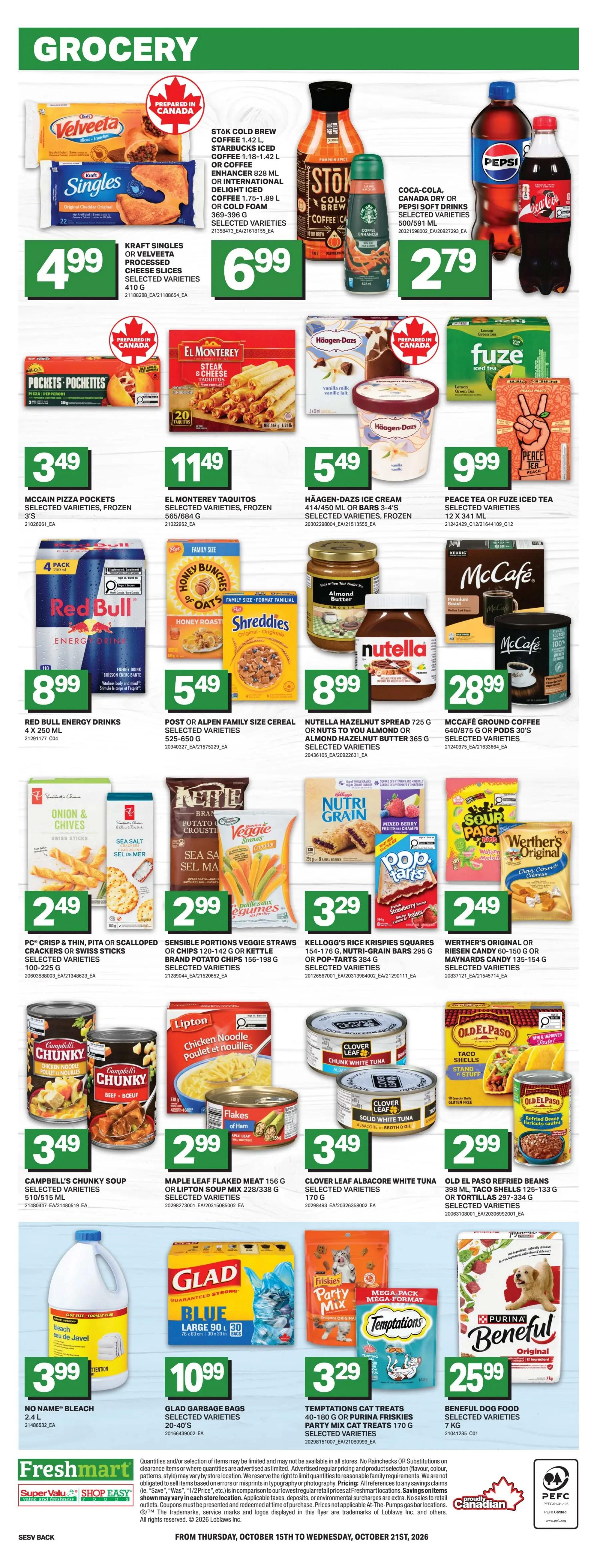 Freshmart (West) Flyer October 15 to 21