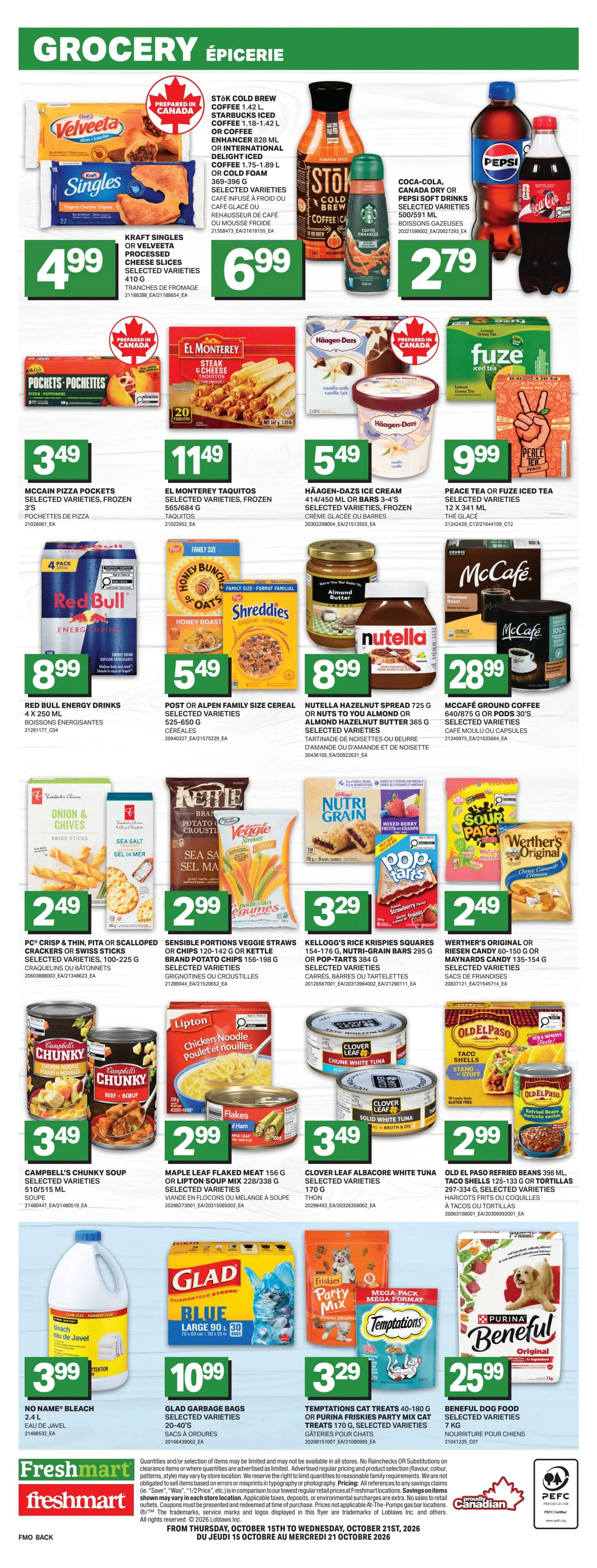 Freshmart (ON) Flyer October 15 to 21