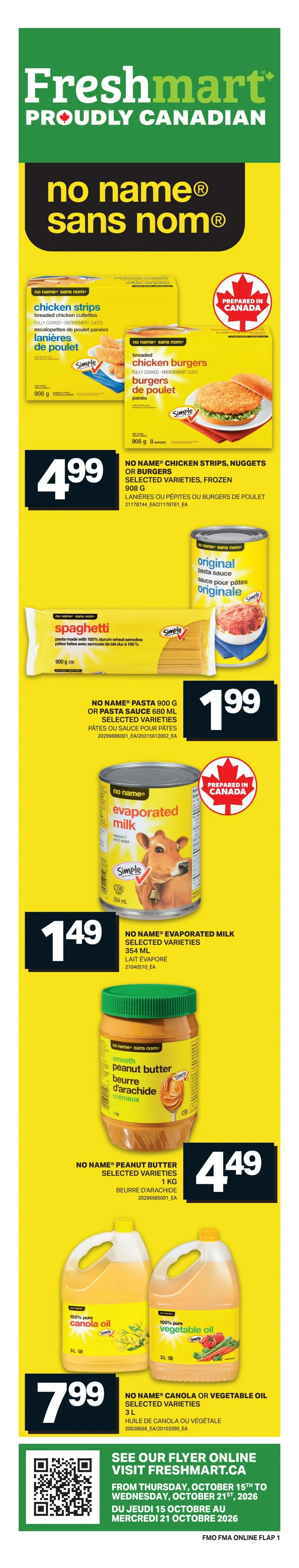 Freshmart (Atlantic) Flyer October 15 to 21