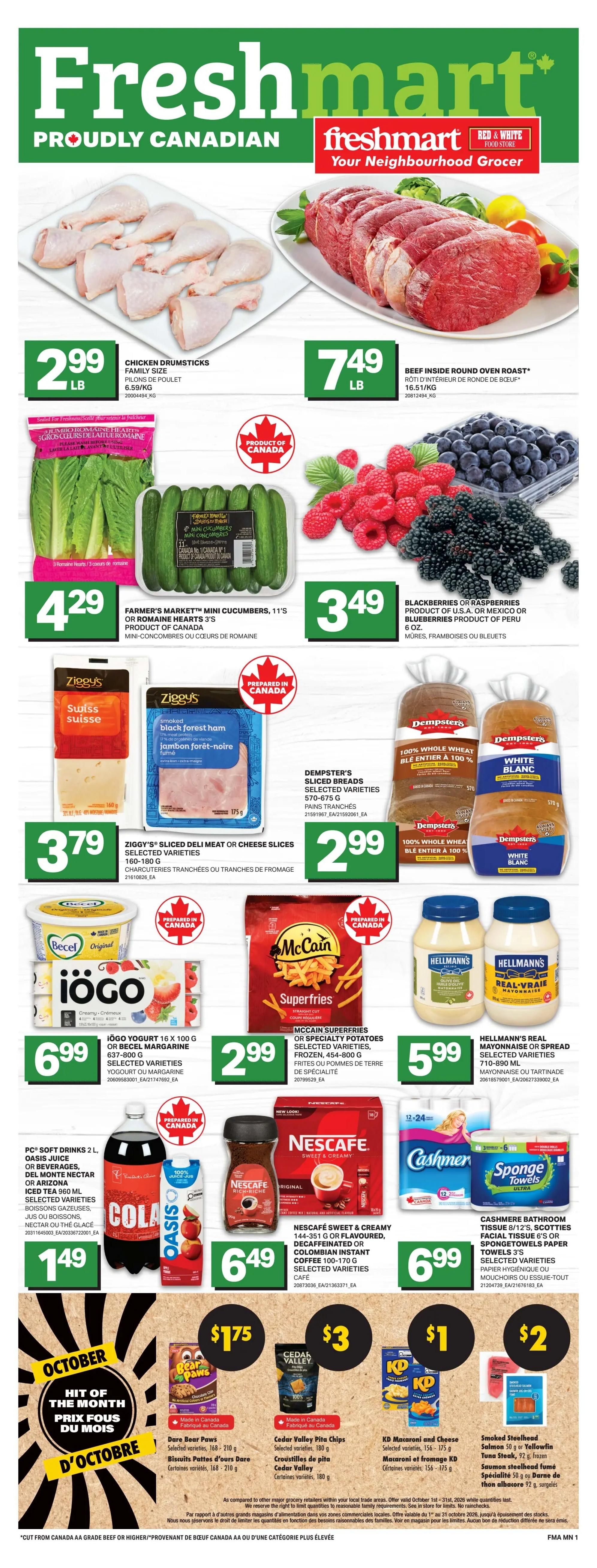 Freshmart (Atlantic) Flyer October 15 to 21