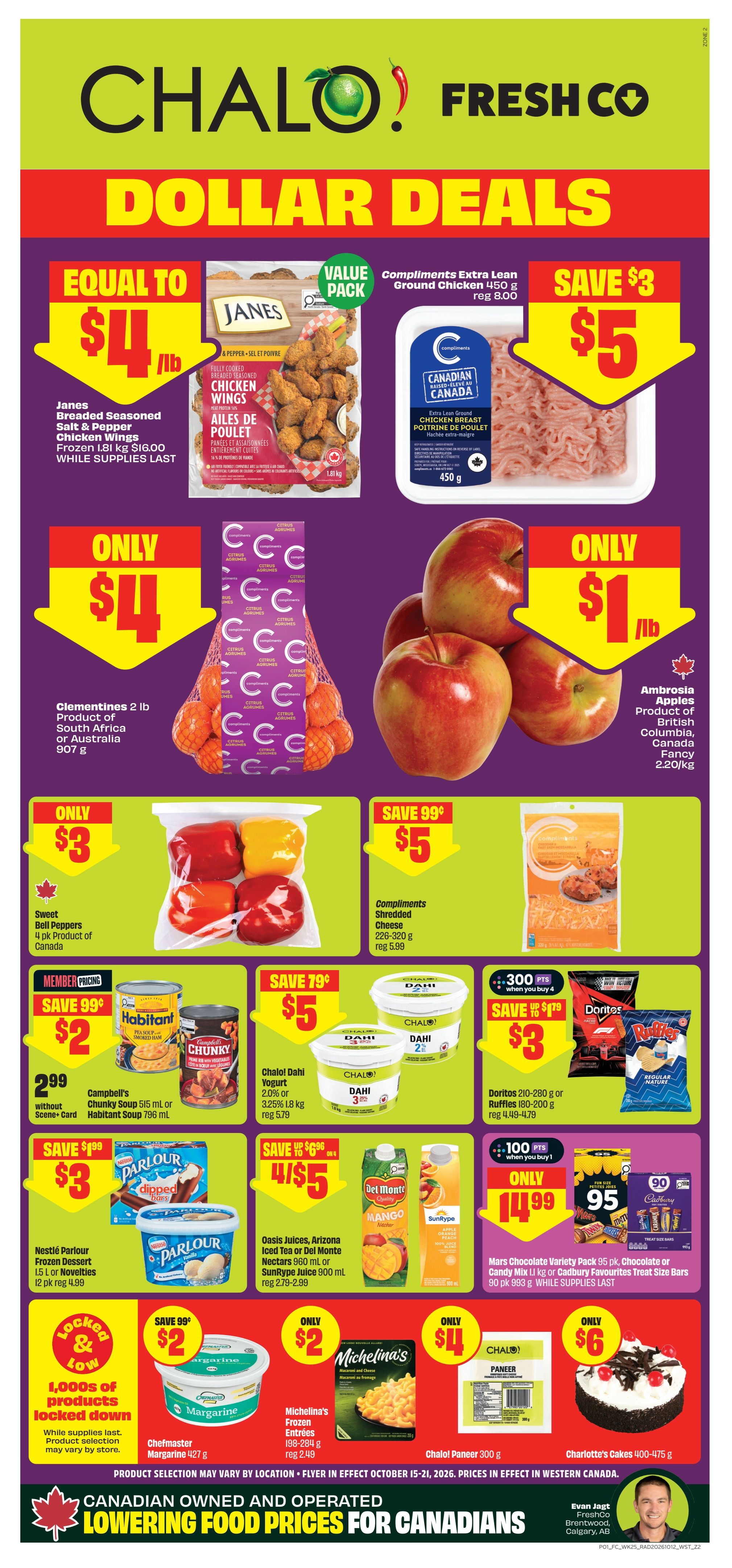 Chalo! FreshCo (West) Flyer October 15 to 21