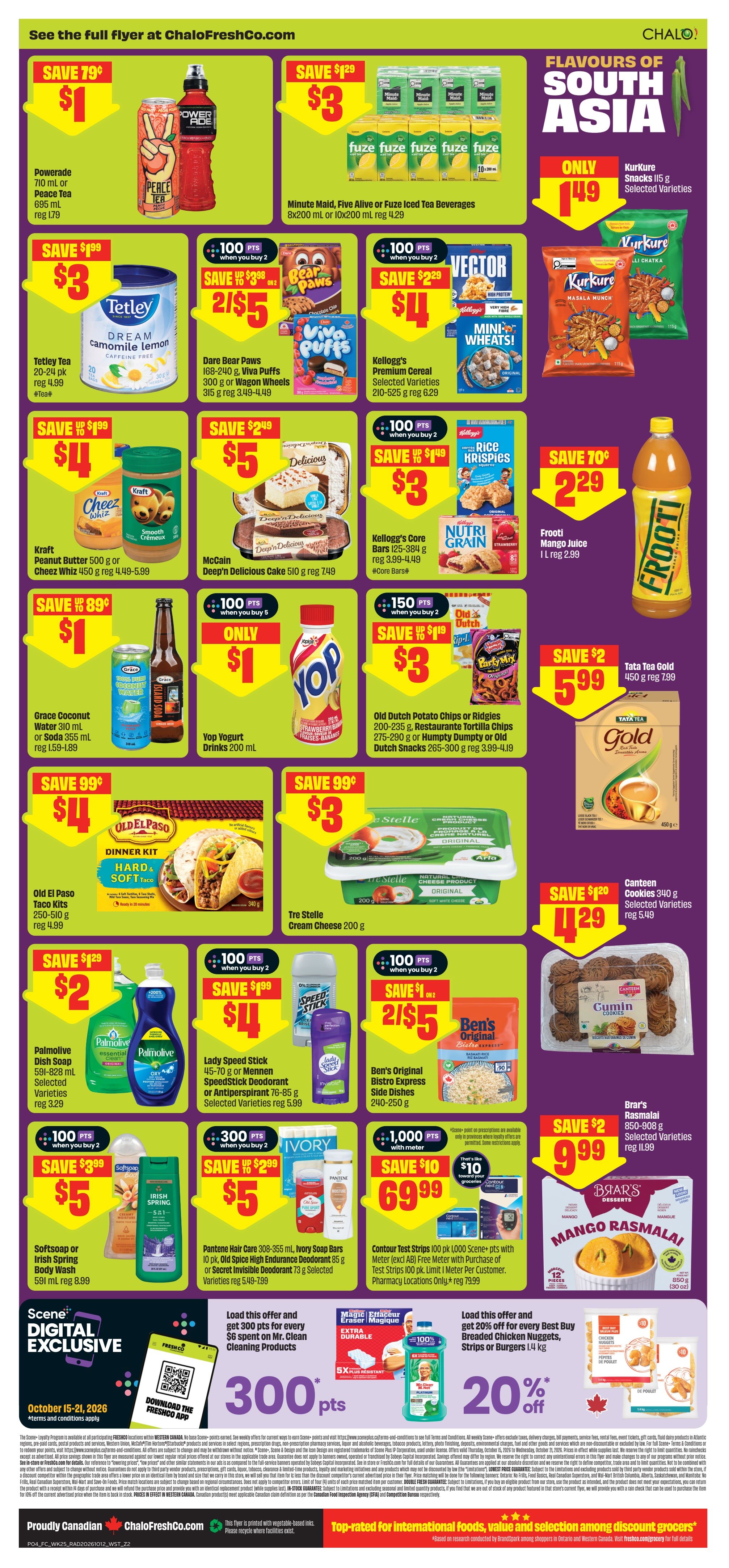 Chalo! FreshCo (West) Flyer October 15 to 21