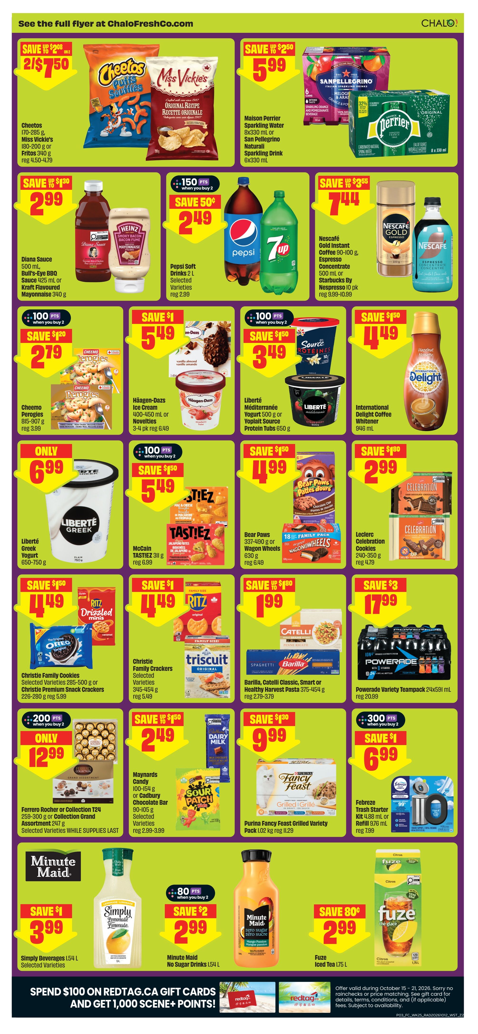 Chalo! FreshCo (West) Flyer October 15 to 21
