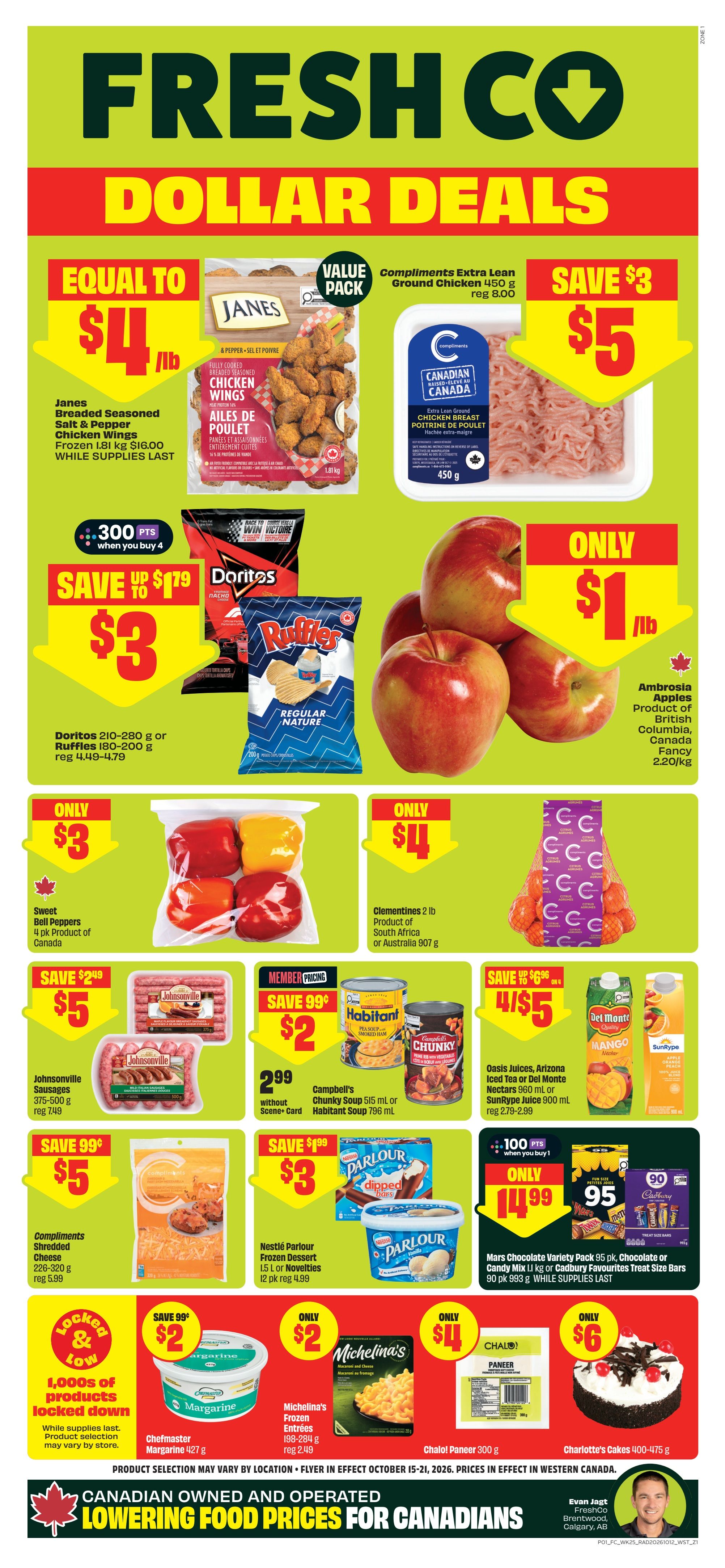 FreshCo (West) Flyer October 15 to 21
