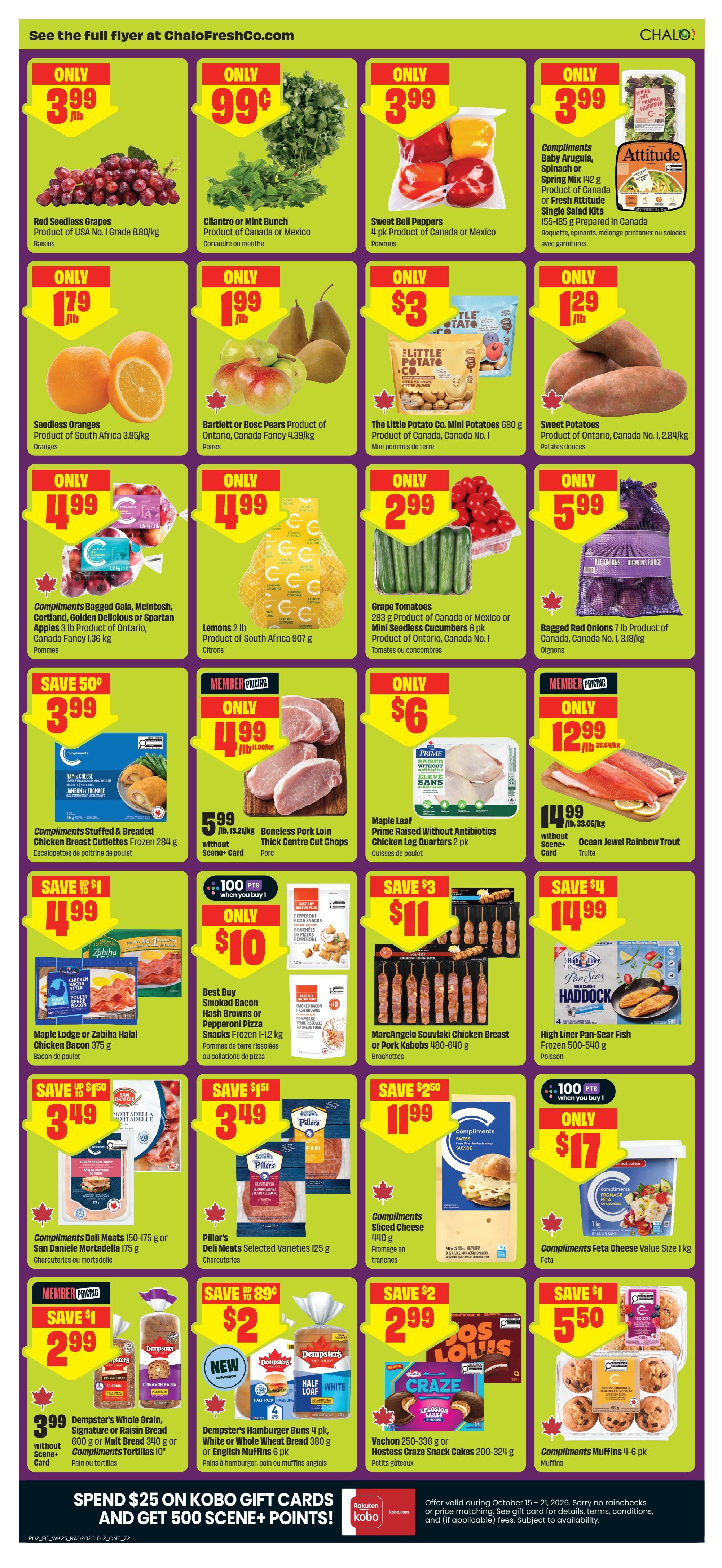 Chalo! FreshCo (ON) Flyer October 15 to 21