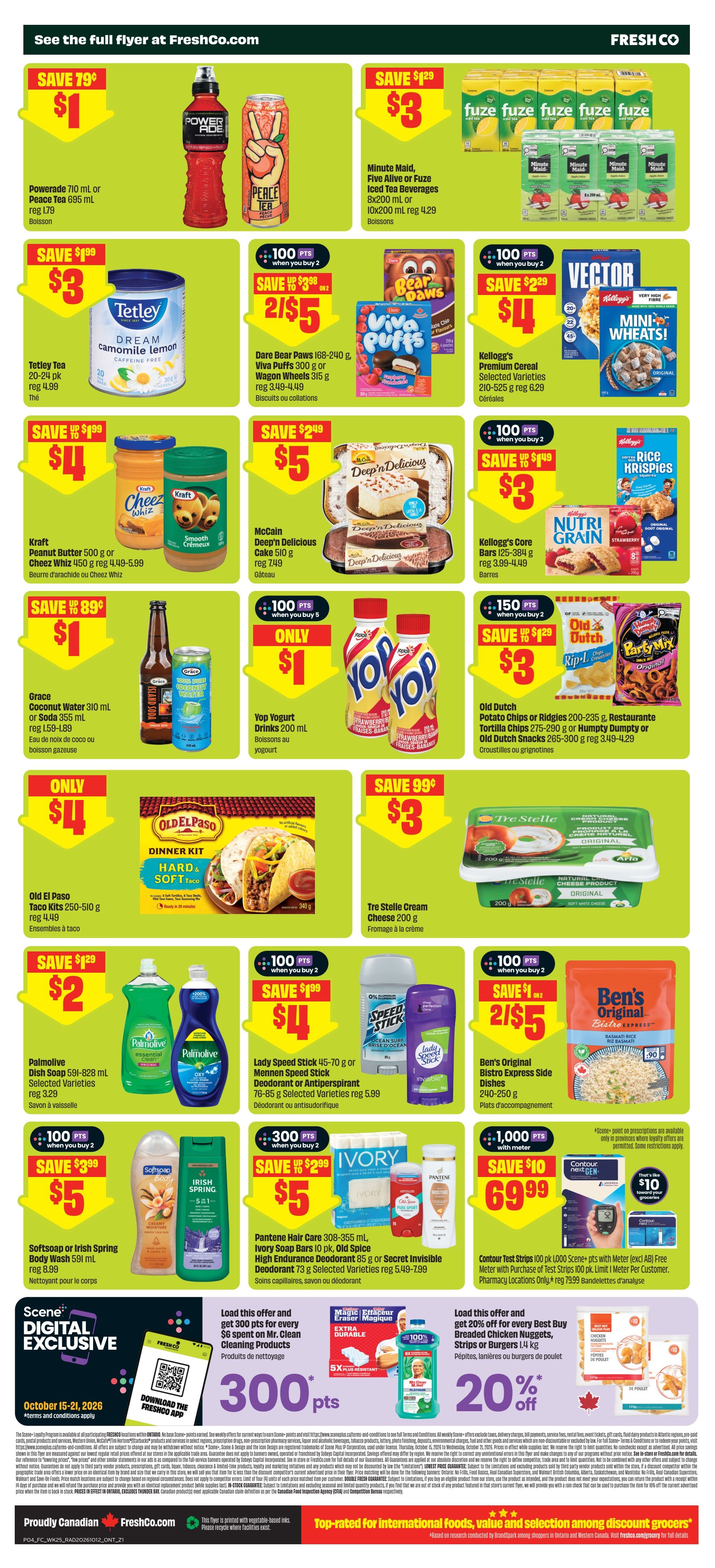 FreshCo (ON) Flyer October 15 to 21