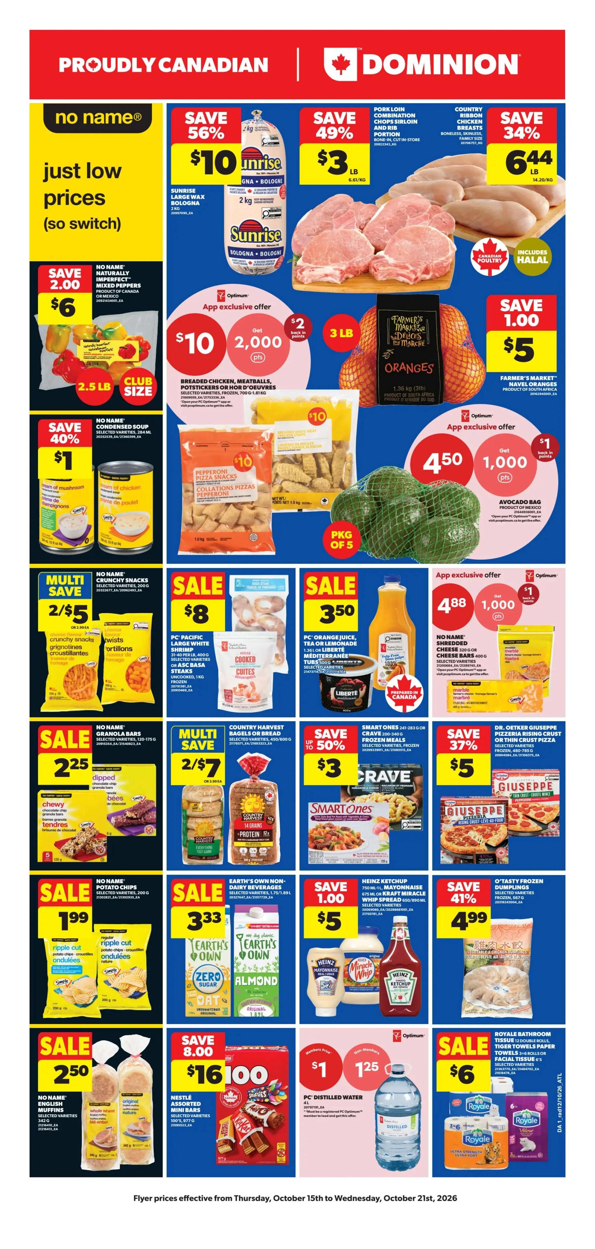 Dominion Flyer October 15 to 21