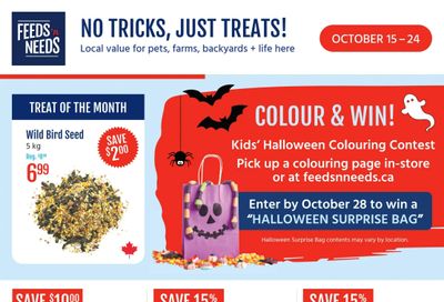 ShurGain Feeds'n Needs Flyer October 15 to 24